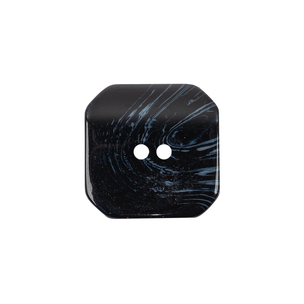 Navy Marbeled 4-Hole Plastic Square Button - 36L/23mm - Joann Fabrics