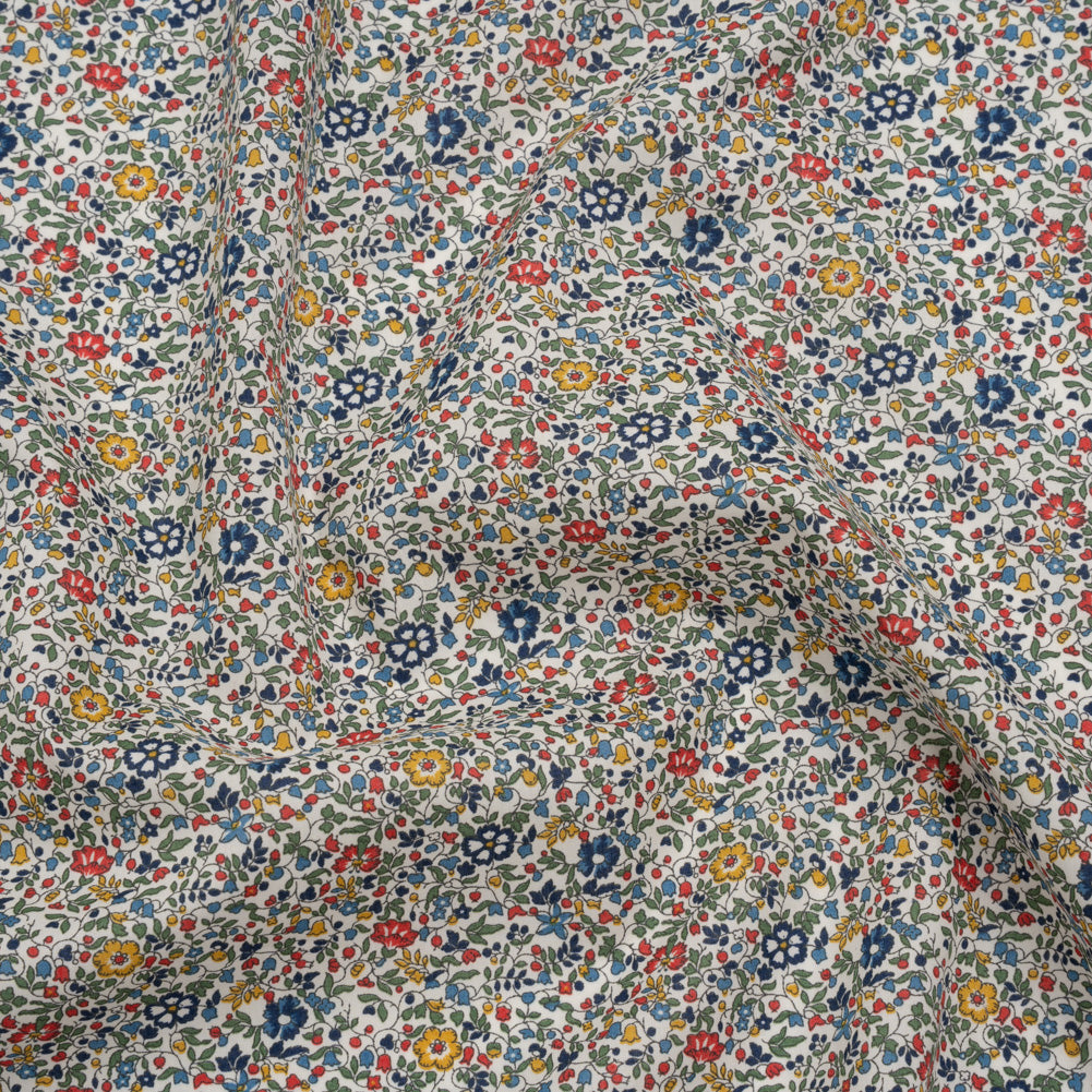 Liberty Fabrics Tana Lawn® - Katie and Millie Multi Bright - Blue, Yellow and Red Little Florals - Joann Fabrics