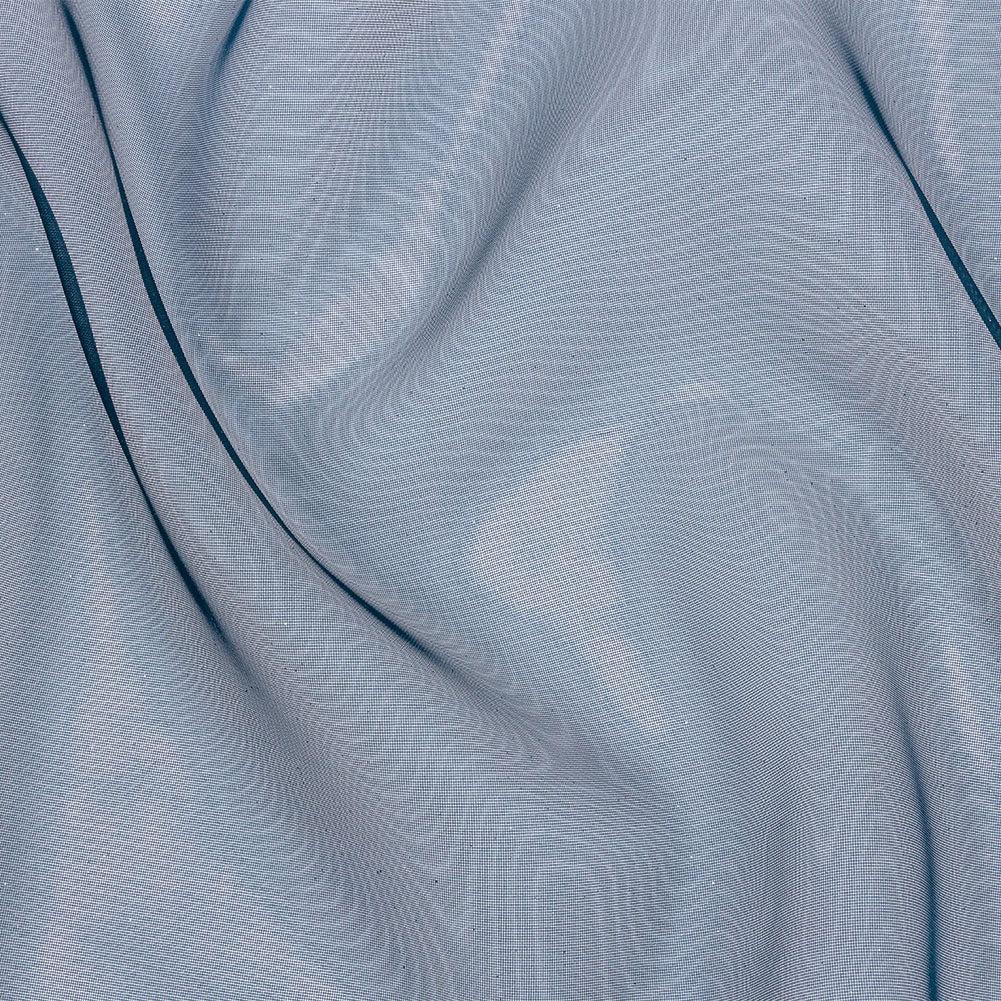 Polyester Mesh Organza with Silver Glitter - Navy - Starlight Collection - Joann Fabrics