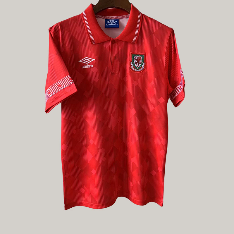 1991 Retro Wales Home Football Shirt 1:1 Thai Quality
