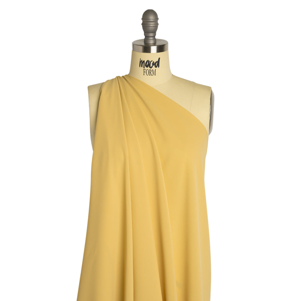 Polyester Double Georgette - Gold - Mimosa Collection by Mood - Joann Fabrics