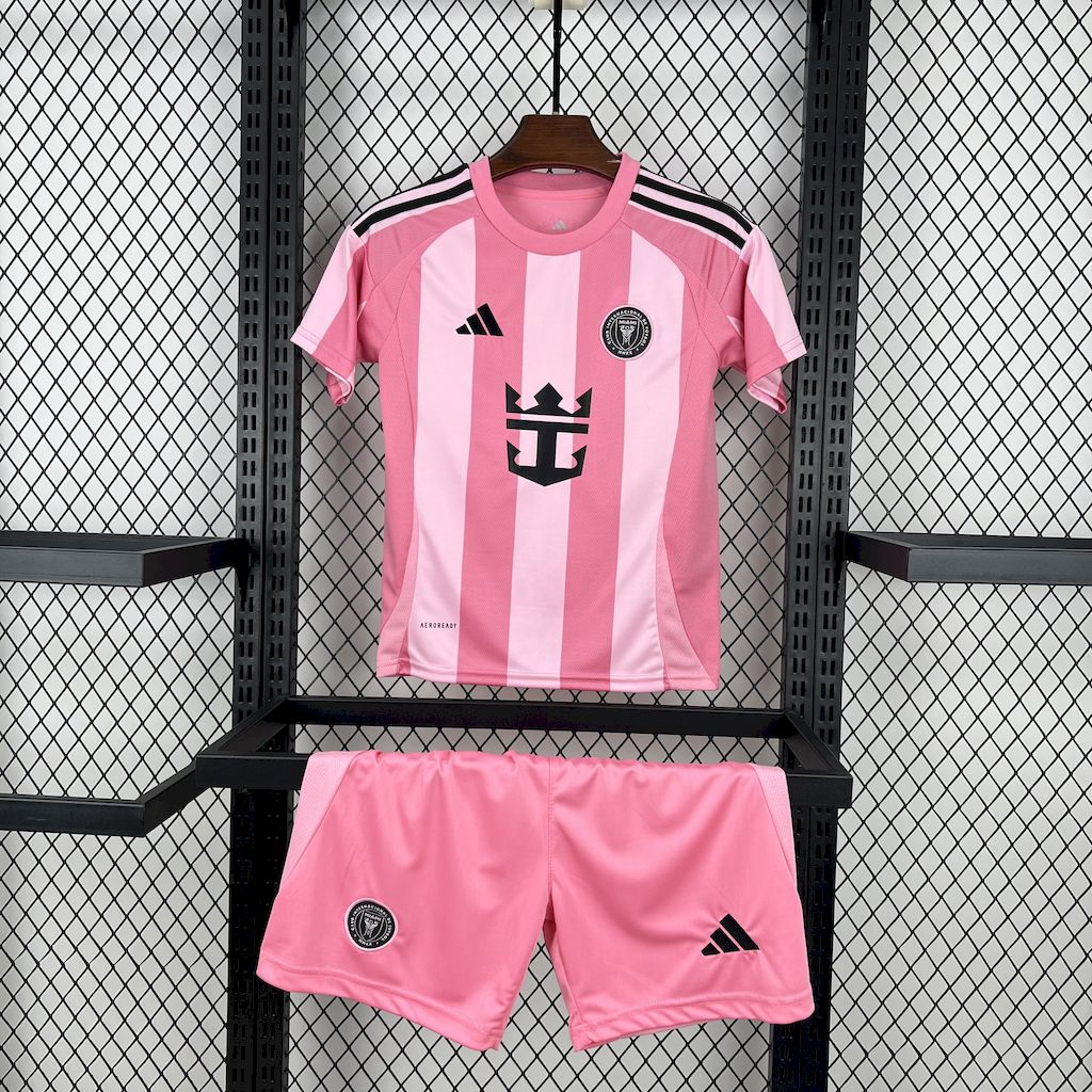 2025/2026 Inter Miami Home Soccer Football Jersey 1:1 Thai quality Kids Size