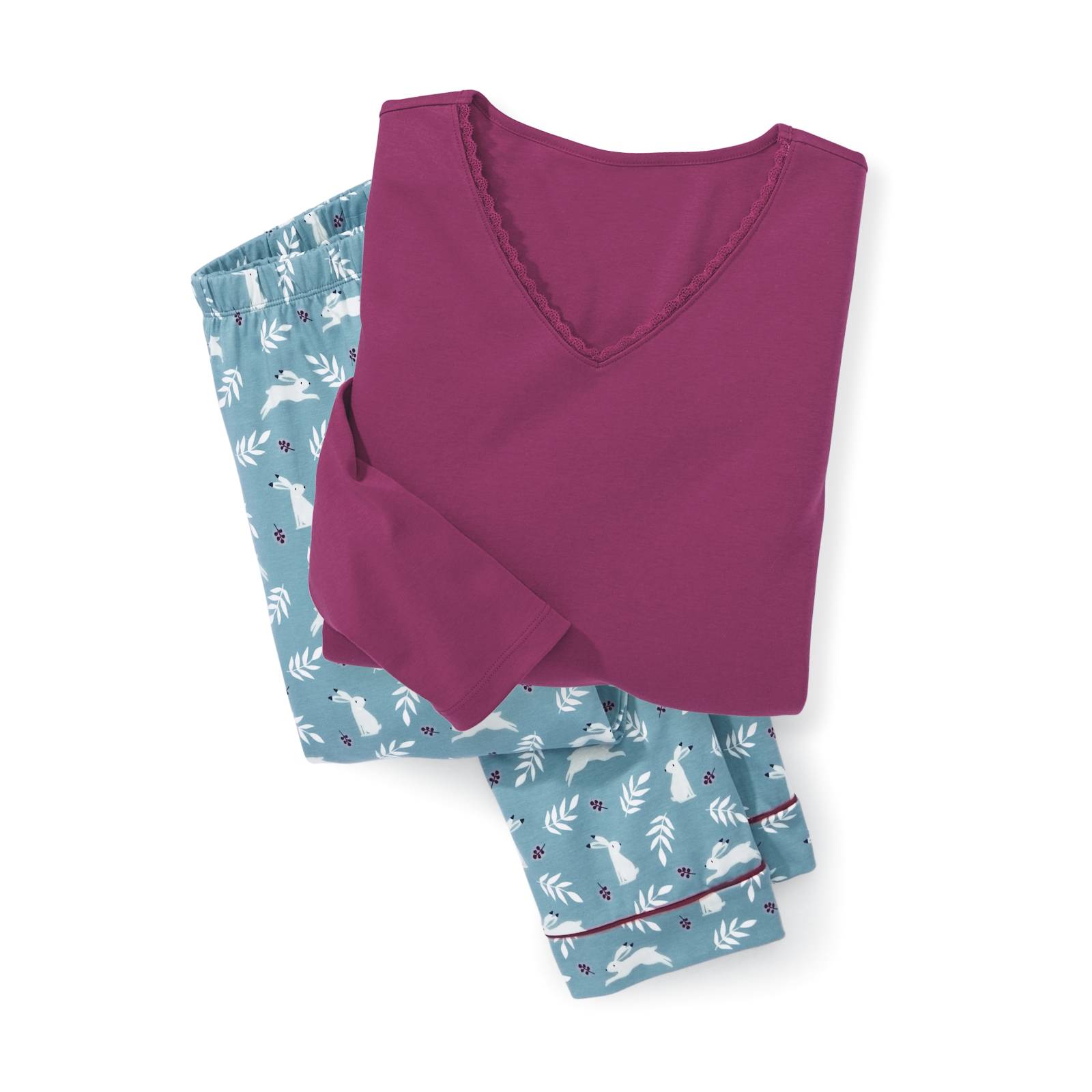 Peruvian Cotton Bunny Pajamas, Luxuriously Soft - Northstyle Catalog