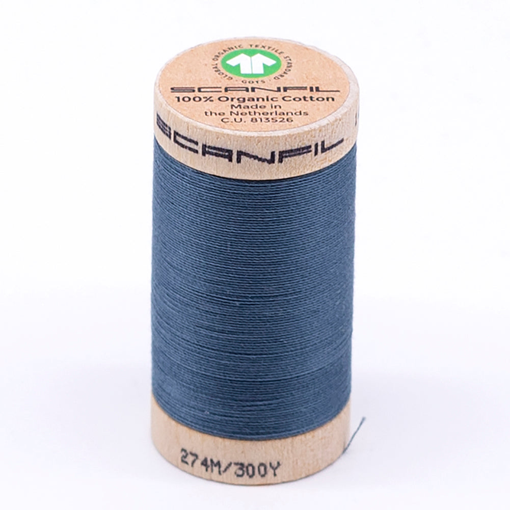 SCANFIL® 30wt Organic Pima Cotton Thread 300 yds - 4819 Aegean Blue - Joann Fabrics
