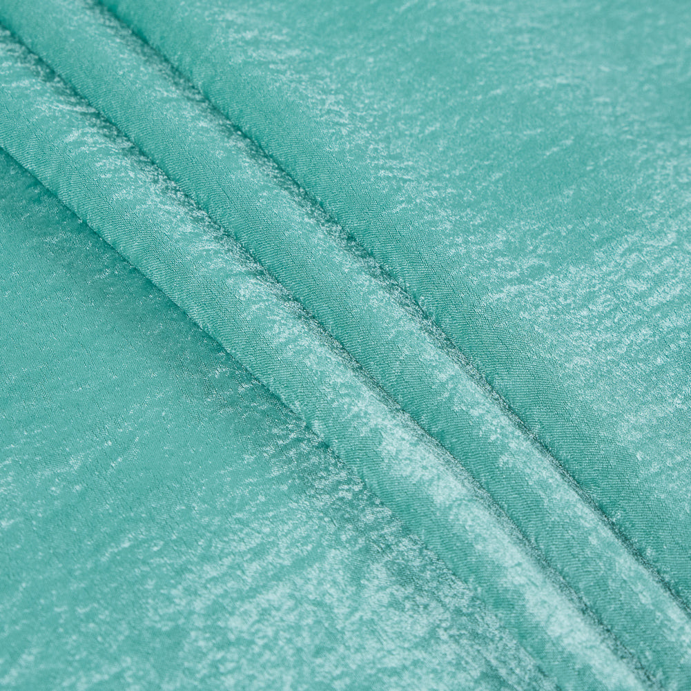 Italian Biscay Green Dyed Washed Polyester Dobby - Joann Fabrics