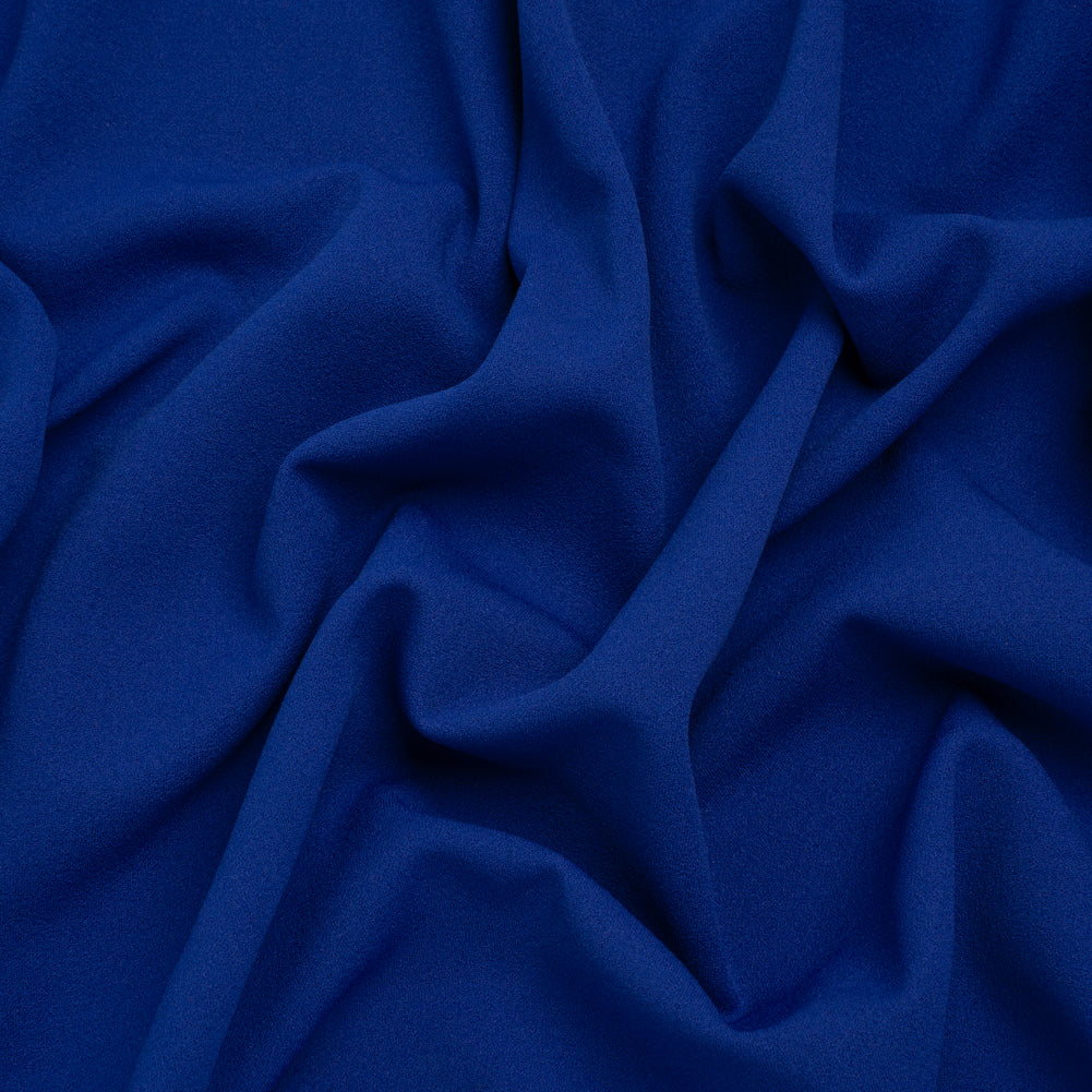 Stretch Polyester Crepe Double Knit - Galaxy Blue - Designer Deadstock - Joann Fabrics