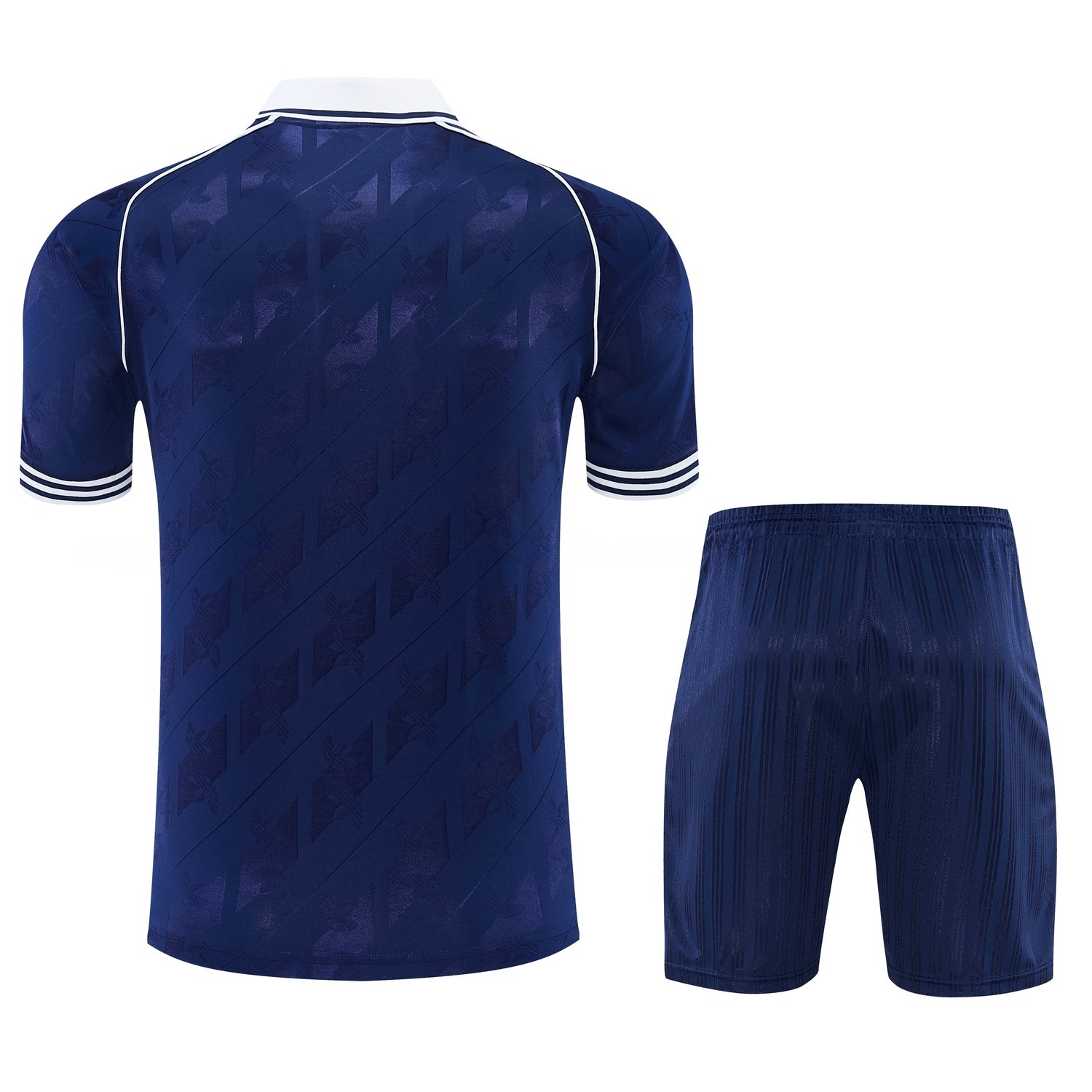 Real Madrid 26-27 Short-Sleeve Training Set - Royal Blue Top & Royal Blue Shorts - UnitedFutballJersey
