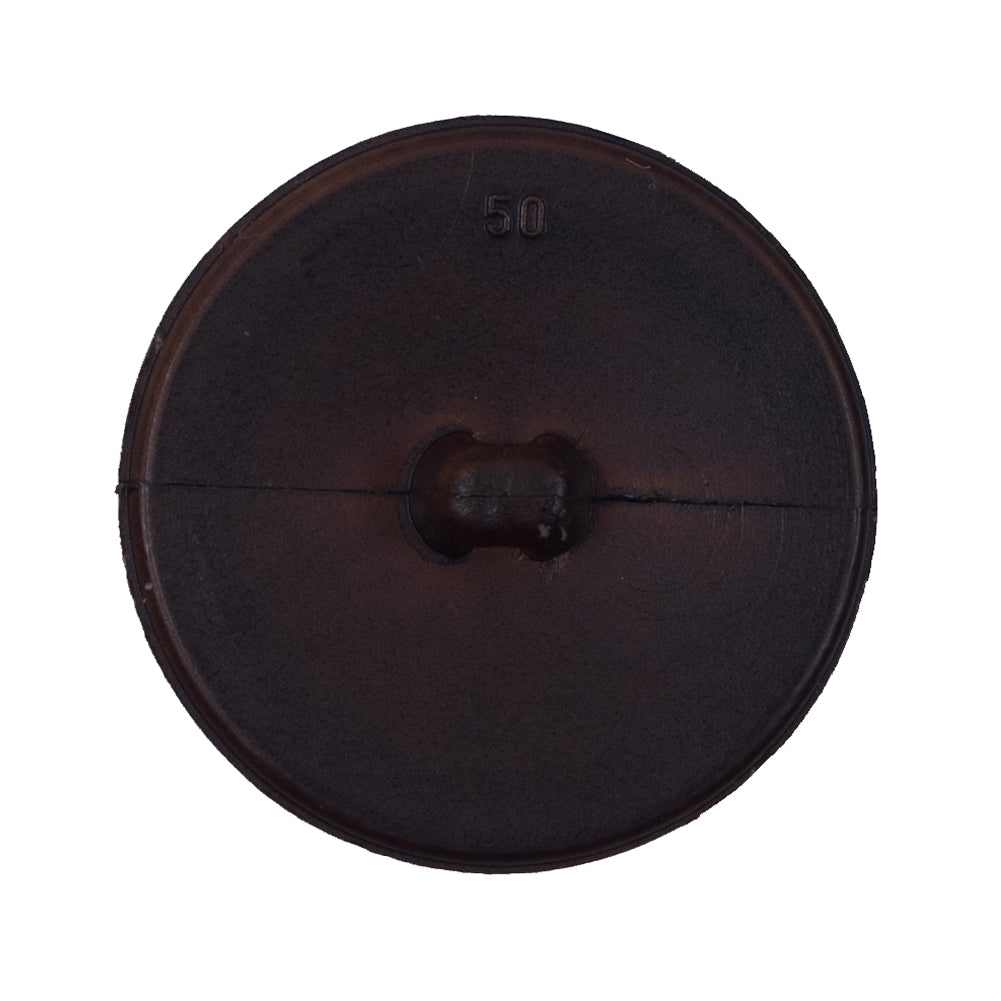 Brown Etched Plastic Shank-Back Button - 50L/32mm - Joann Fabrics