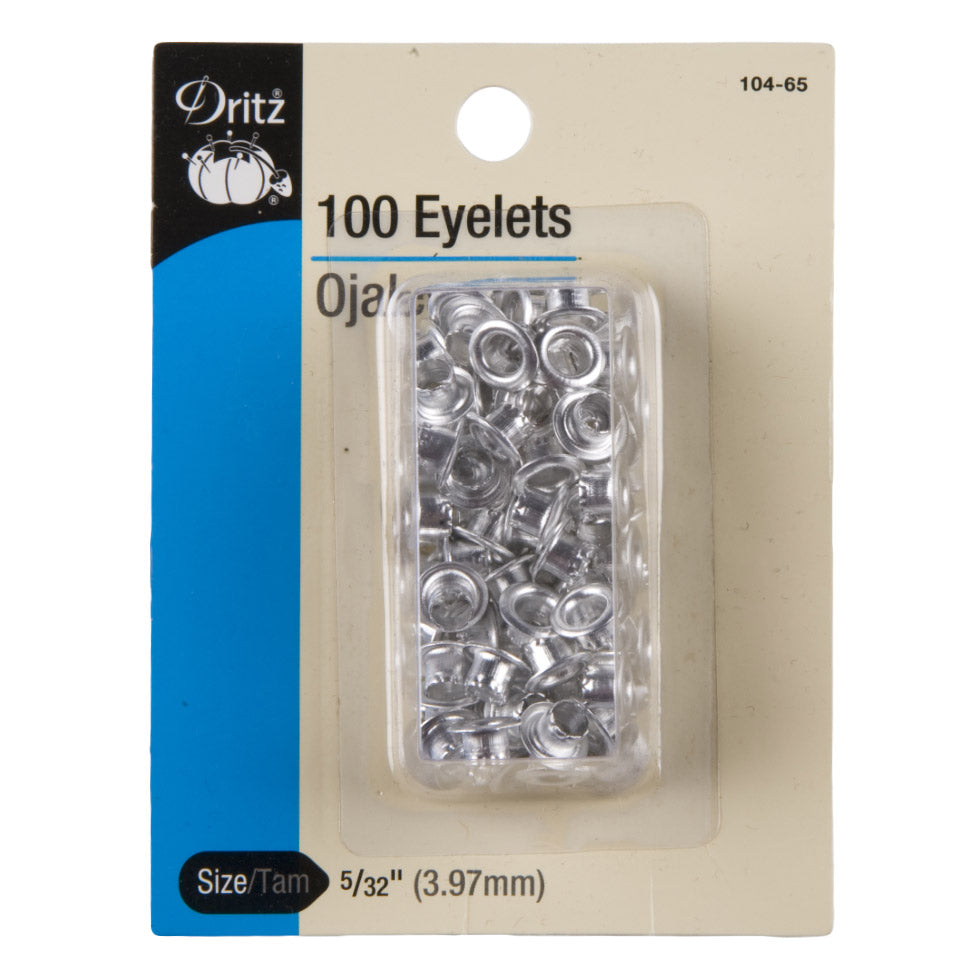 Dritz Nickel Eyelets Size 5/32