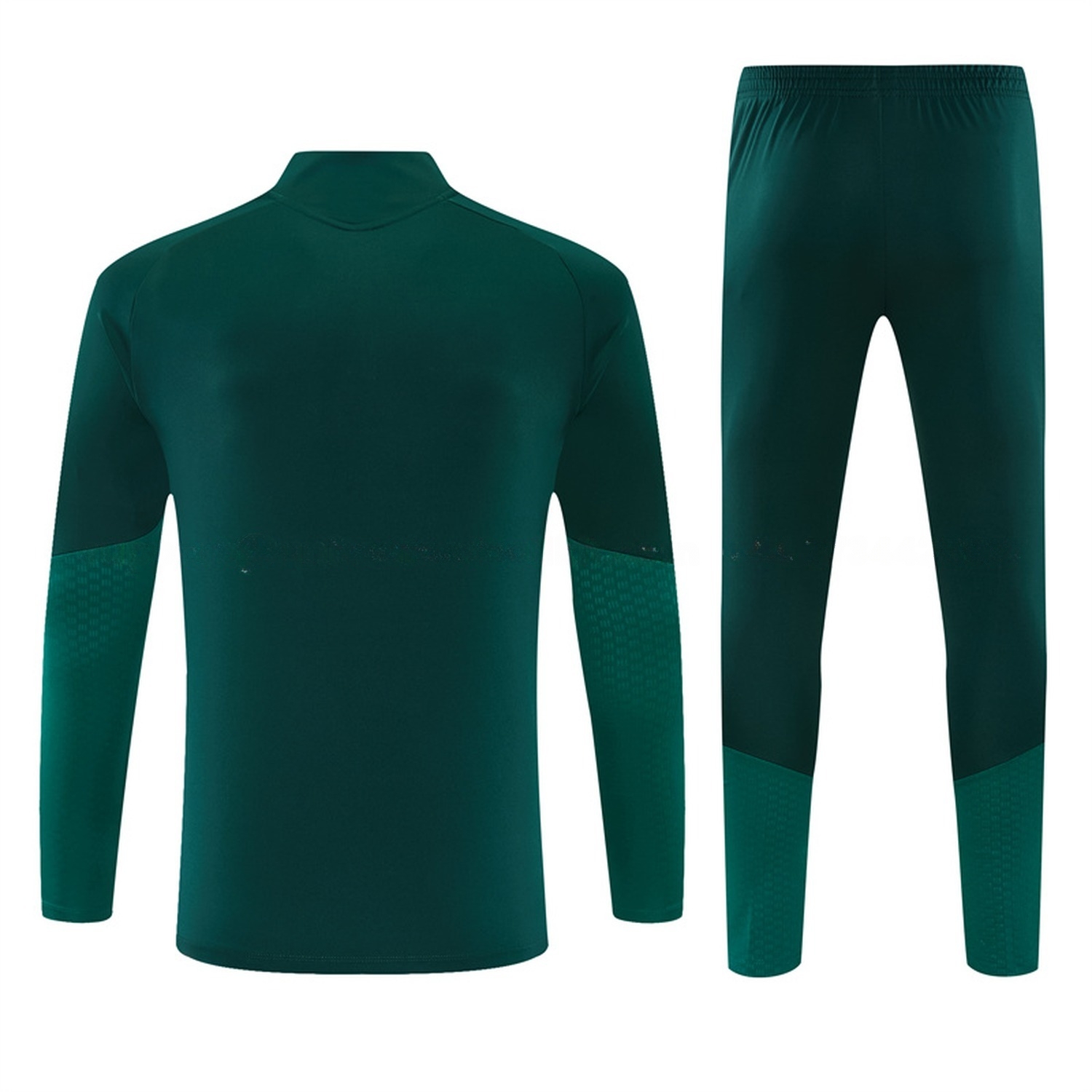 Real Madrid 26-27 Long Sleeve Training Set - Dark Green Top & Dark Green Pants - UnitedFutballJersey