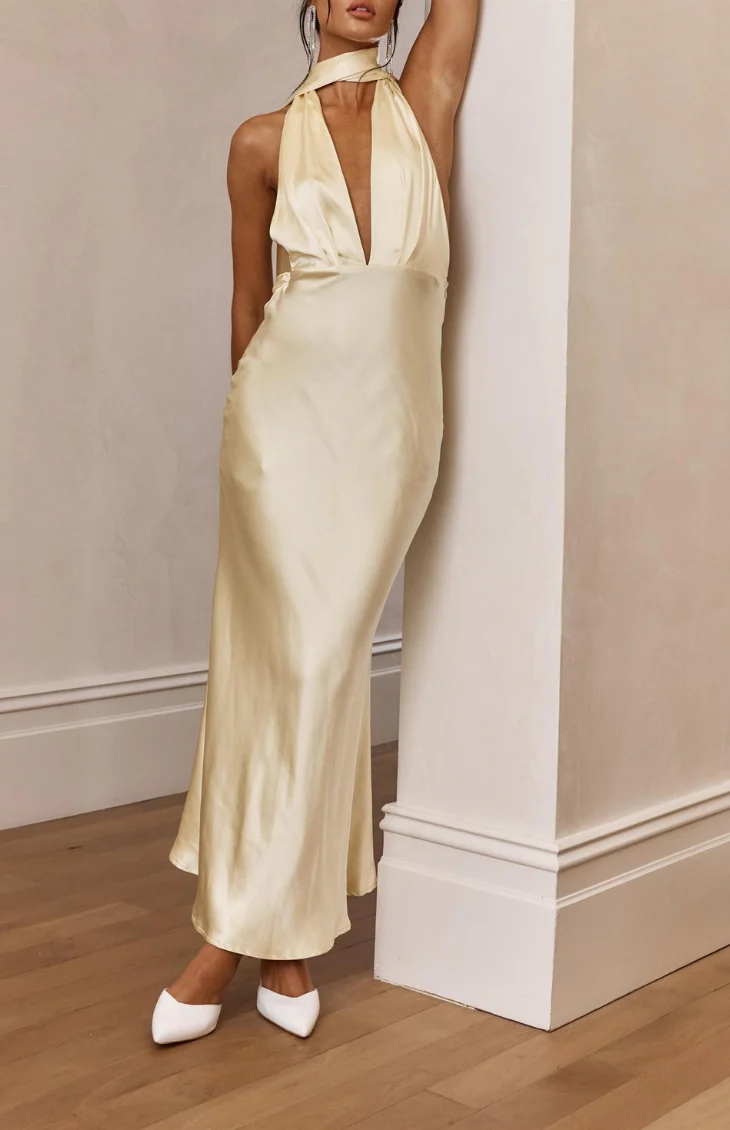 Matilda Halter Maxi Dress