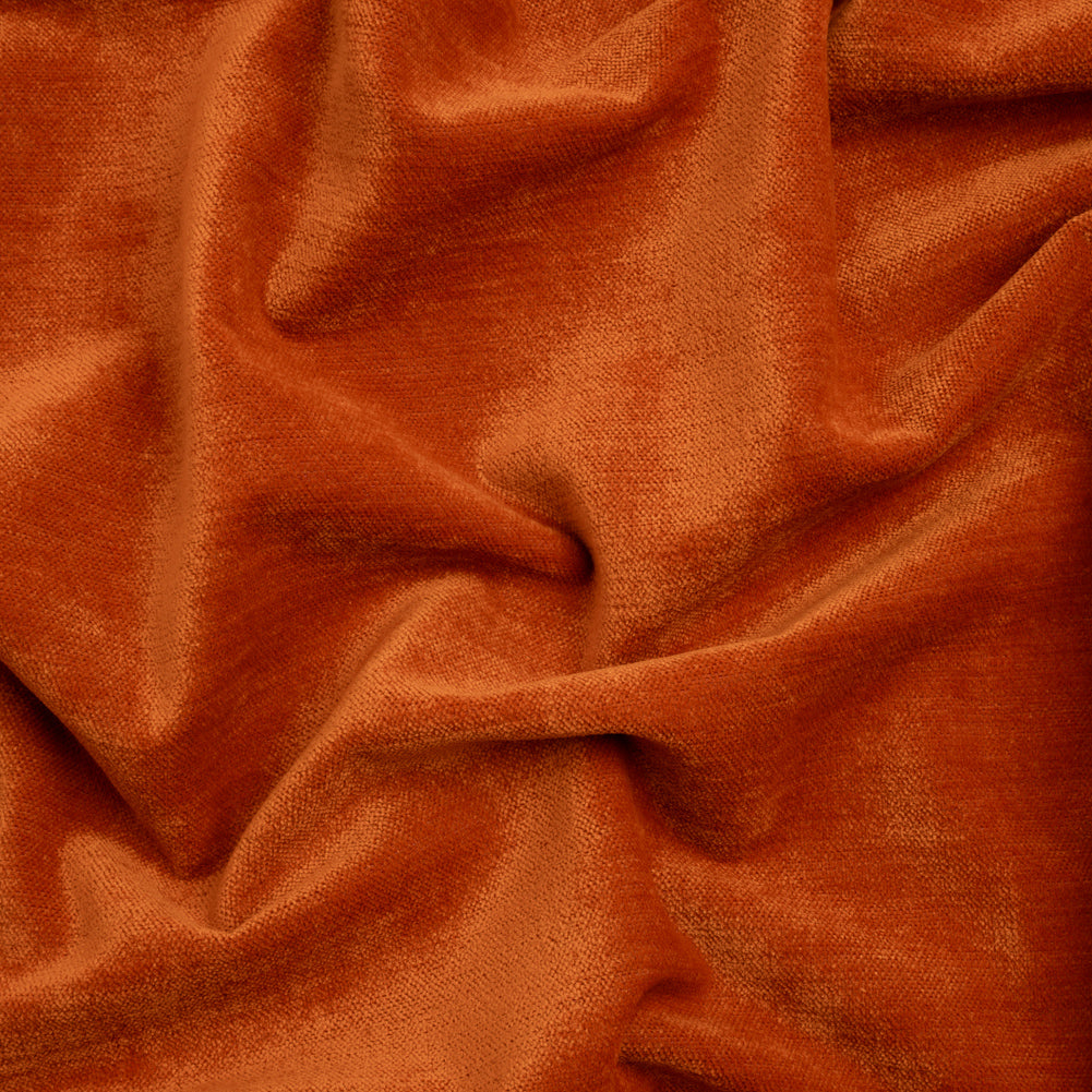 Upholstery Chenille with Latex Backing - Tangerine - Tonnet Collection - Joann Fabrics
