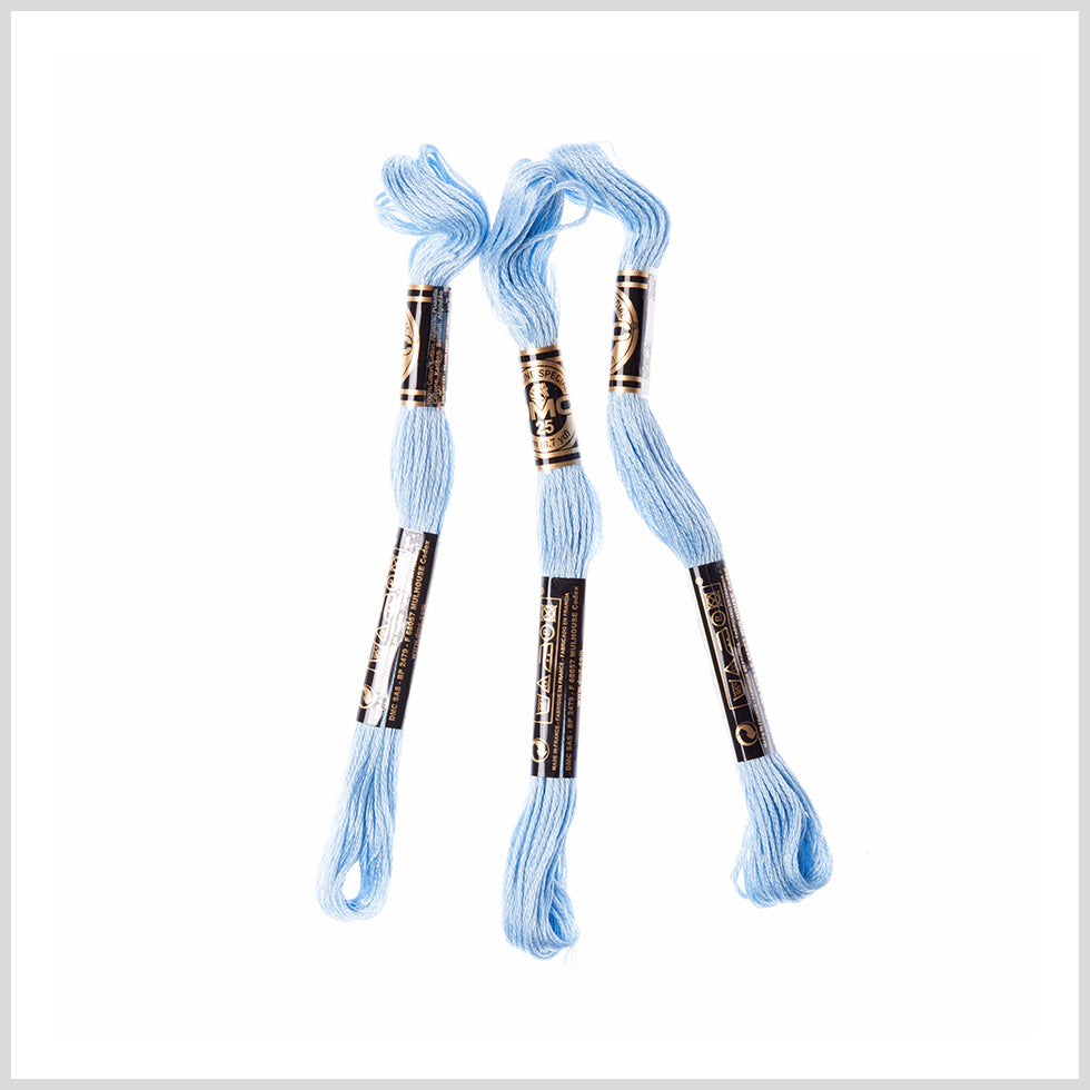3-Pack DMC Size 6 Embroidery Floss #800 Pale Delft Blue - Joann Fabrics