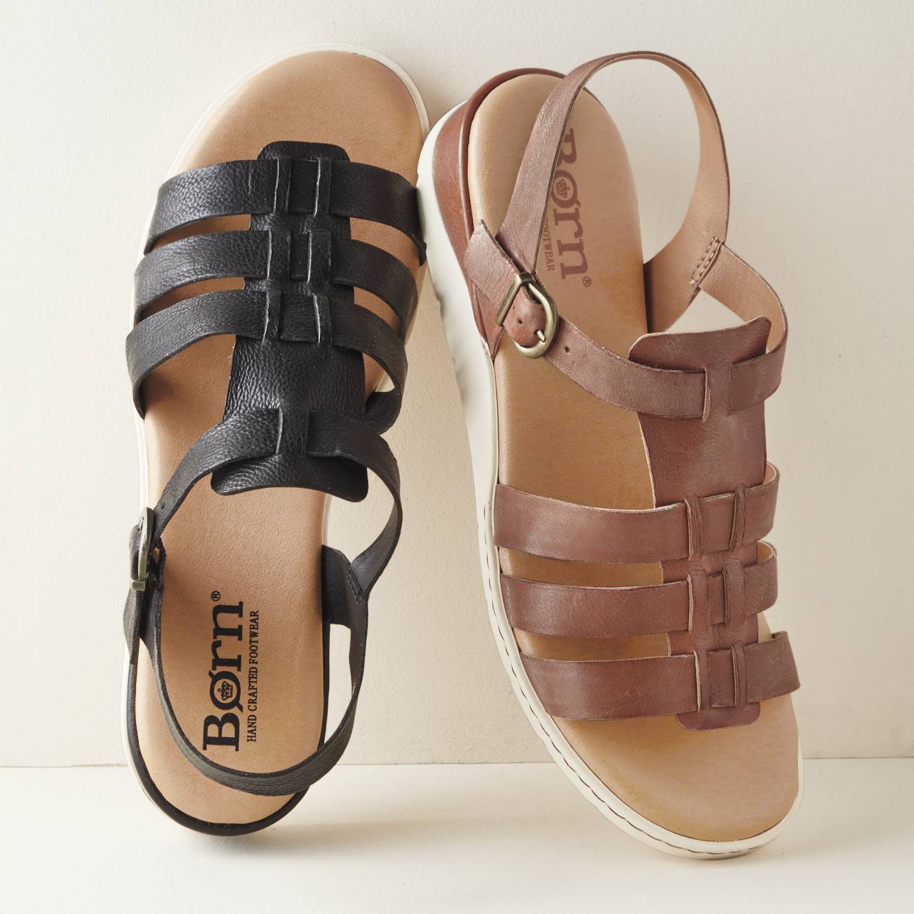 Woven Italian Leather Sandals by Born ® - Northstyle Catalog