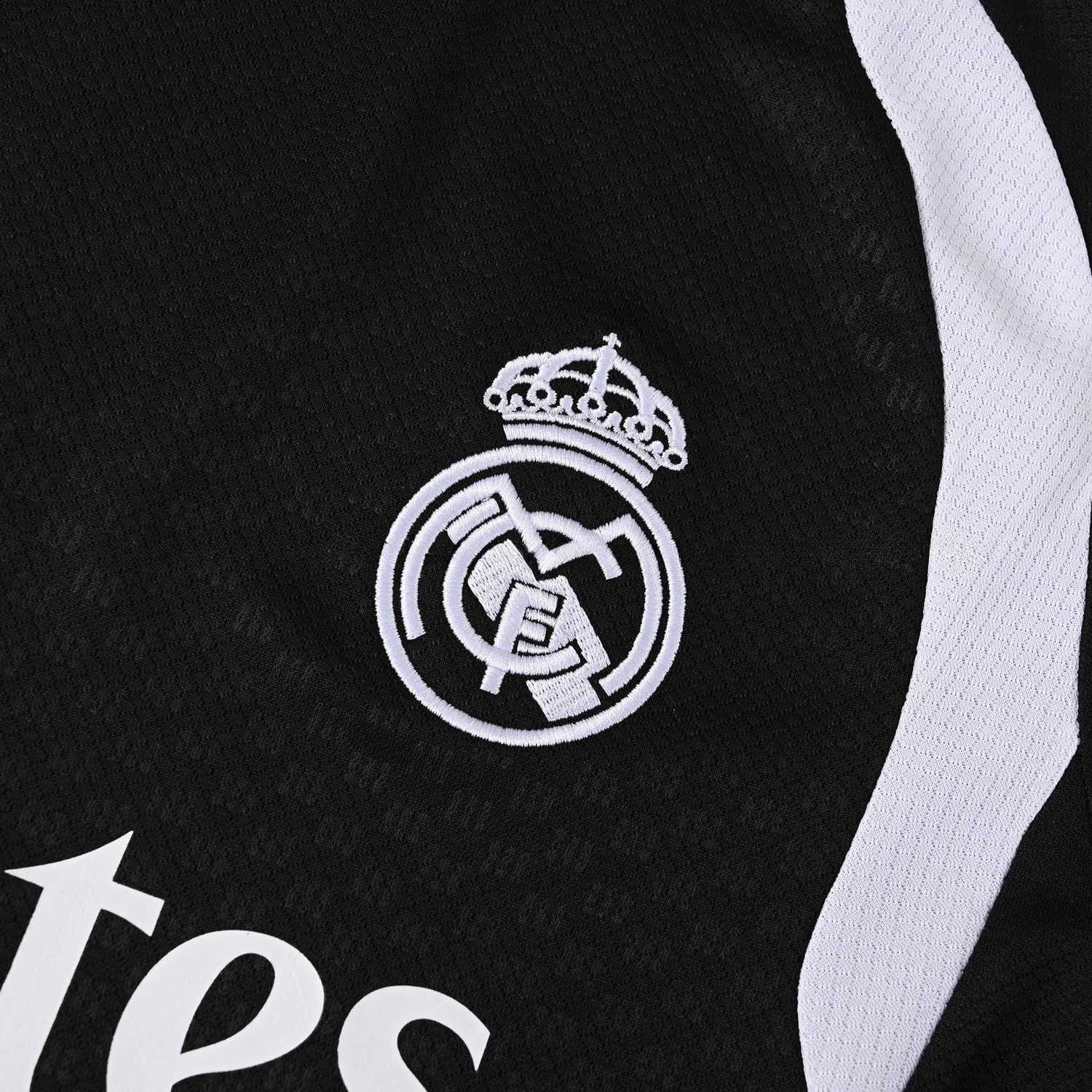 Real Madrid 26-27 Short-Sleeve Training Set - Black Top & Black Shorts - UnitedFutballJersey