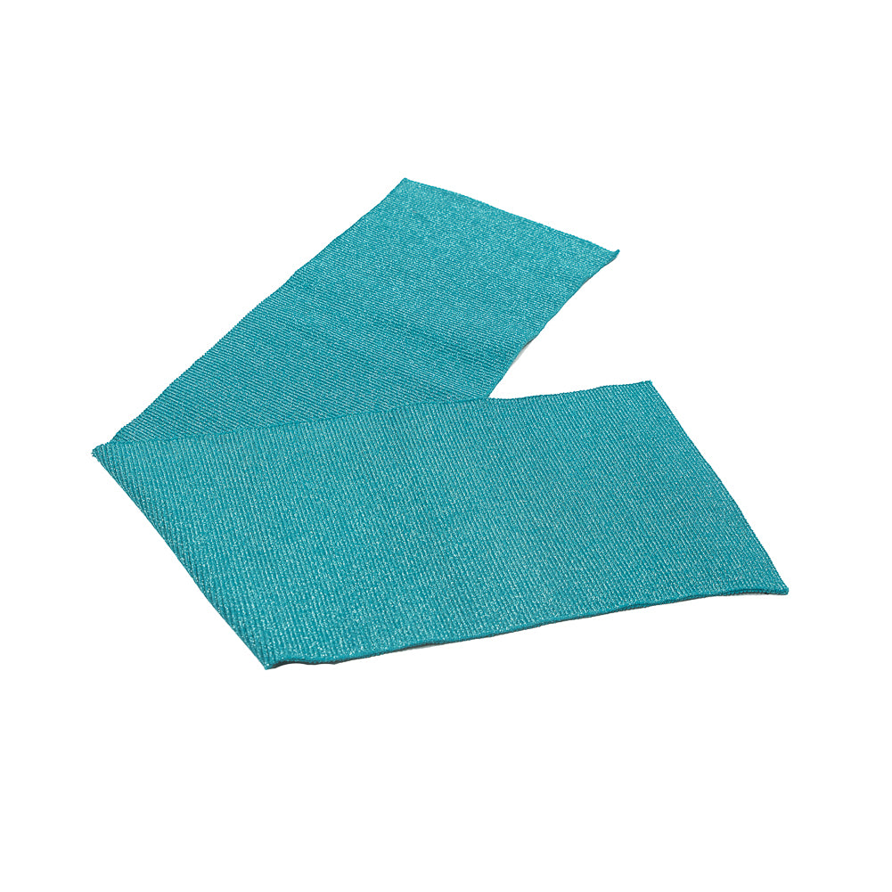 Shark Green Sparkle Rib Knit Trim - 7
