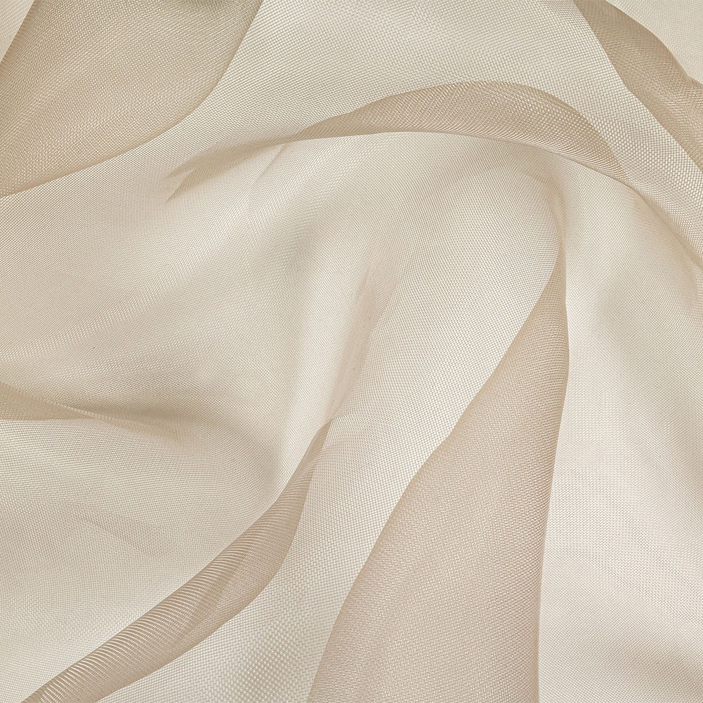 Stiff Mesh-Like Polyester Organza - Beige - Iris Collection - Joann Fabrics