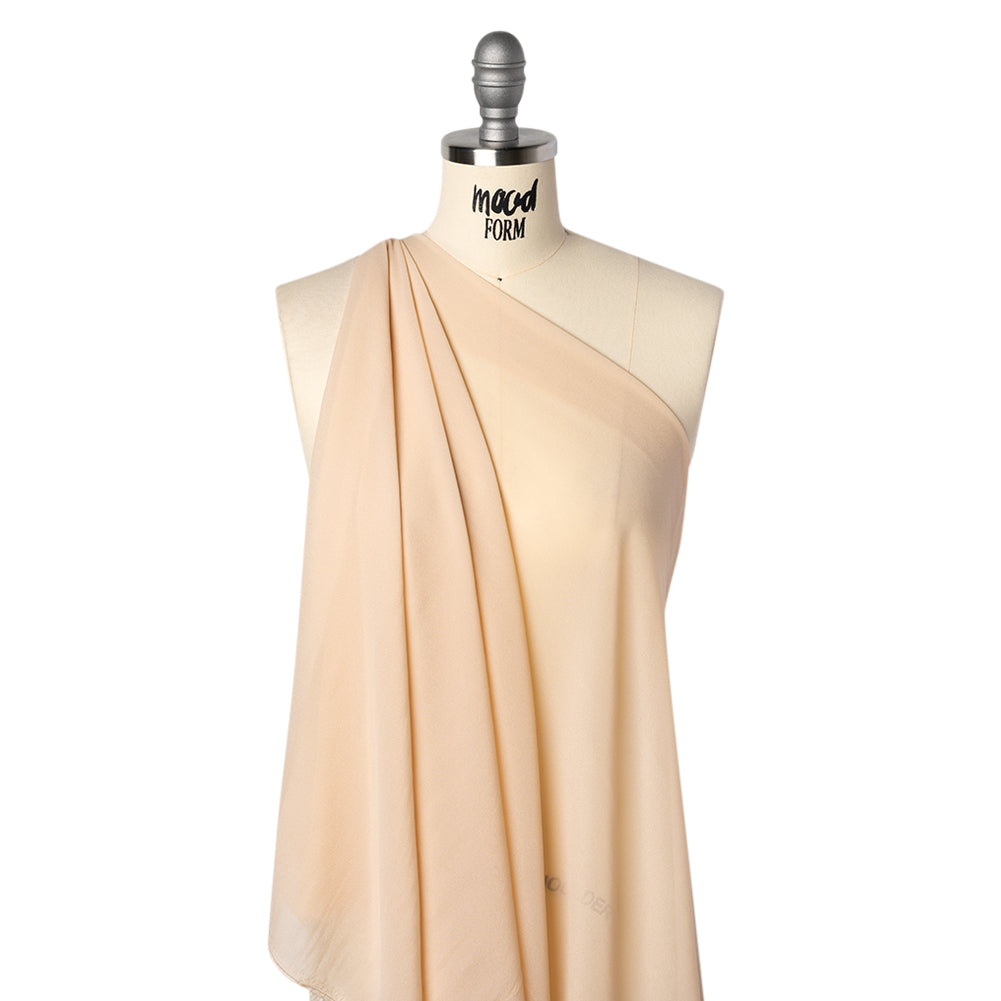 Viscose Georgette - Nude - Famous Australian Designer Deadstock - Joann Fabrics