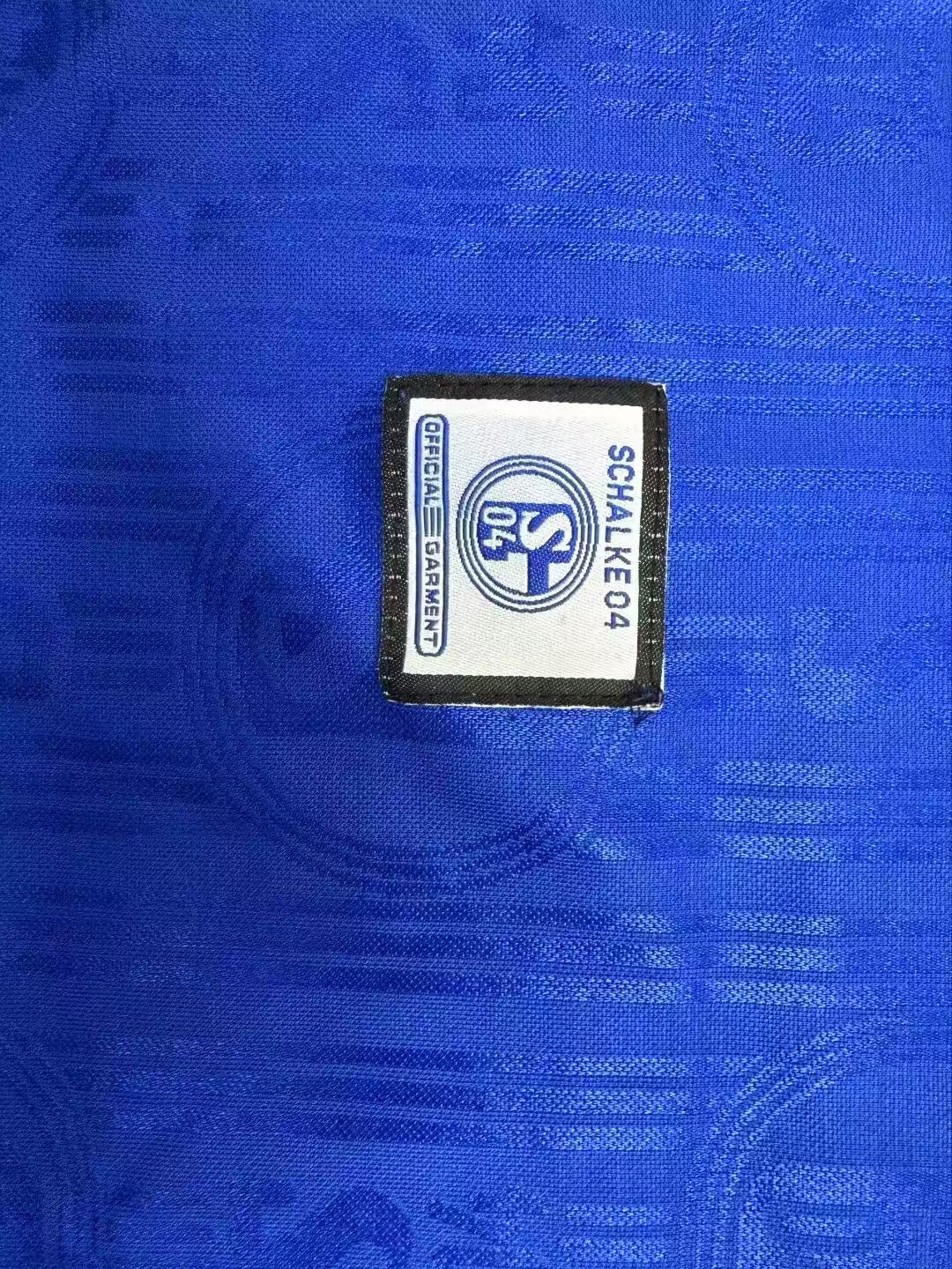 1996-1997 Retro Schalke 04 Home Football Jersey 1:1 Thai Quality