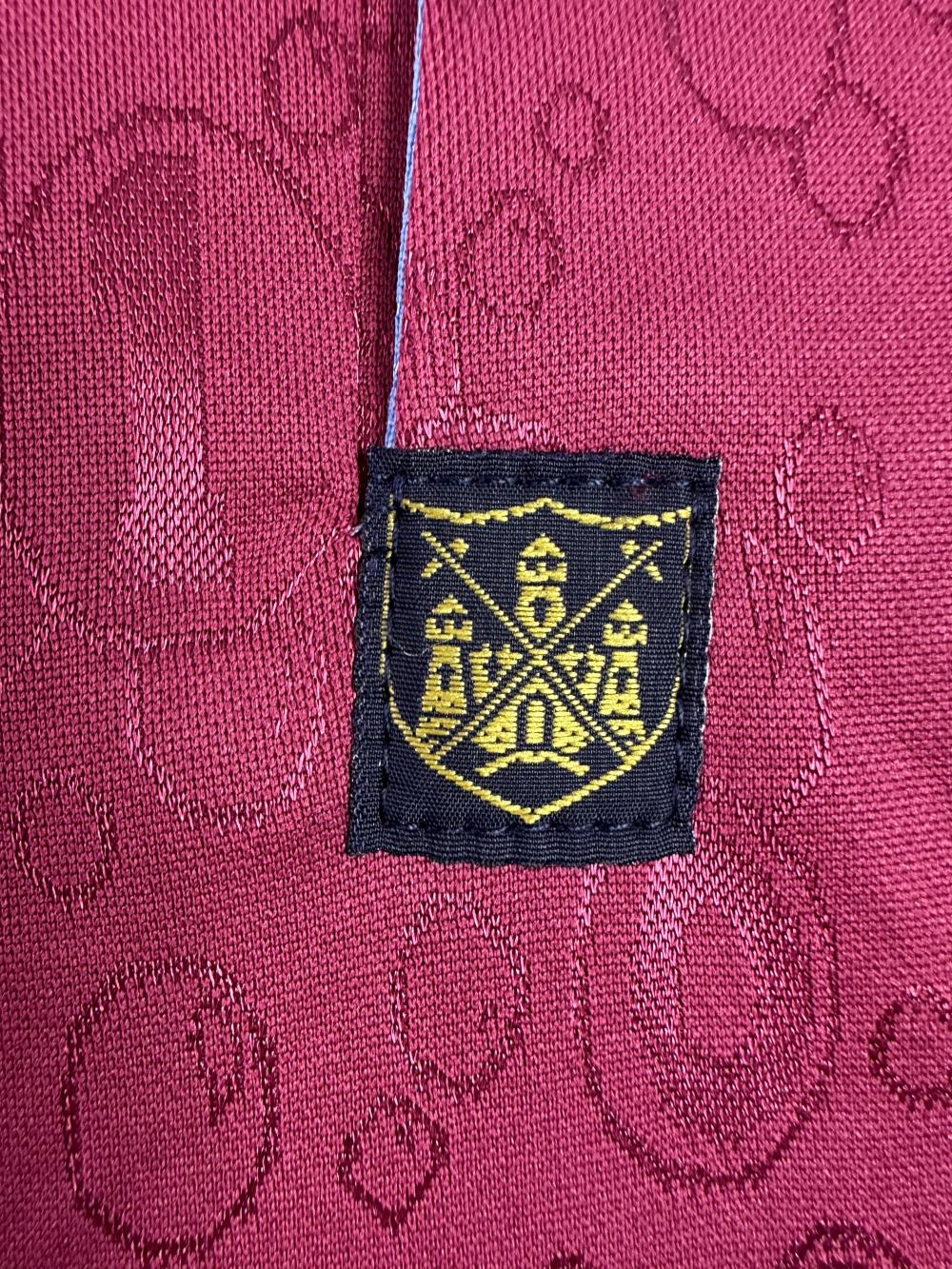1995-1997 Retro West Ham United Football Shirt Home 1:1 Thai Quality