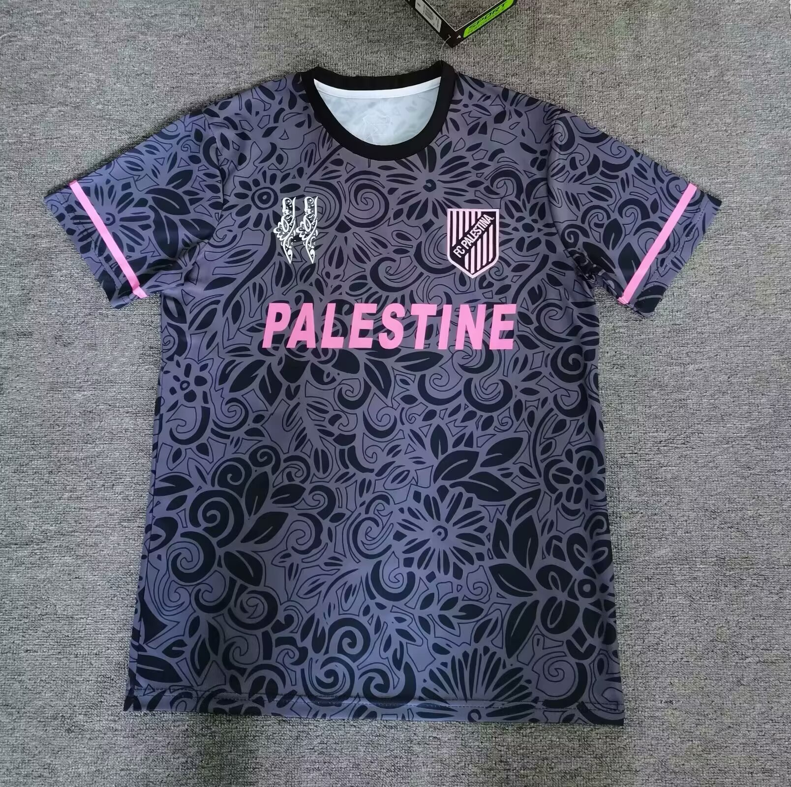 2025/2026 Palestine camouflage uniform Black Football Shirt 1:1 Thai Quality