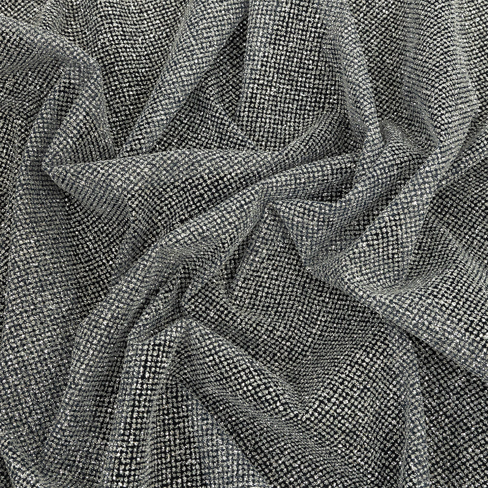 Tulle with Metallic Platinum Glitter - Navy Blue - Platina Collection - Joann Fabrics