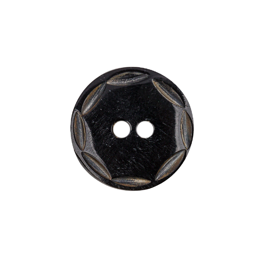 Black Horn Button - 32L/20mm - Joann Fabrics