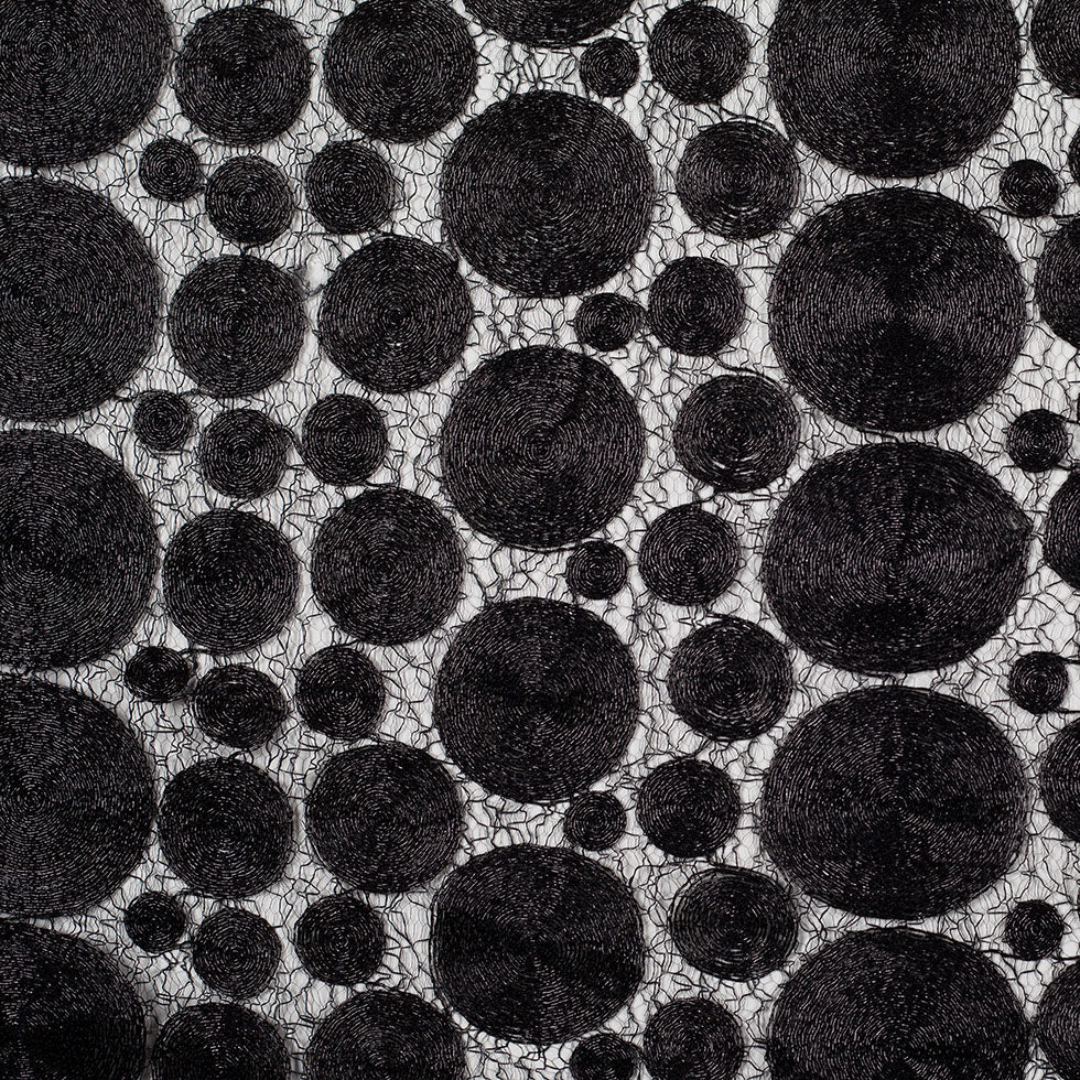 Black Polyester Novelty Lace - Joann Fabrics