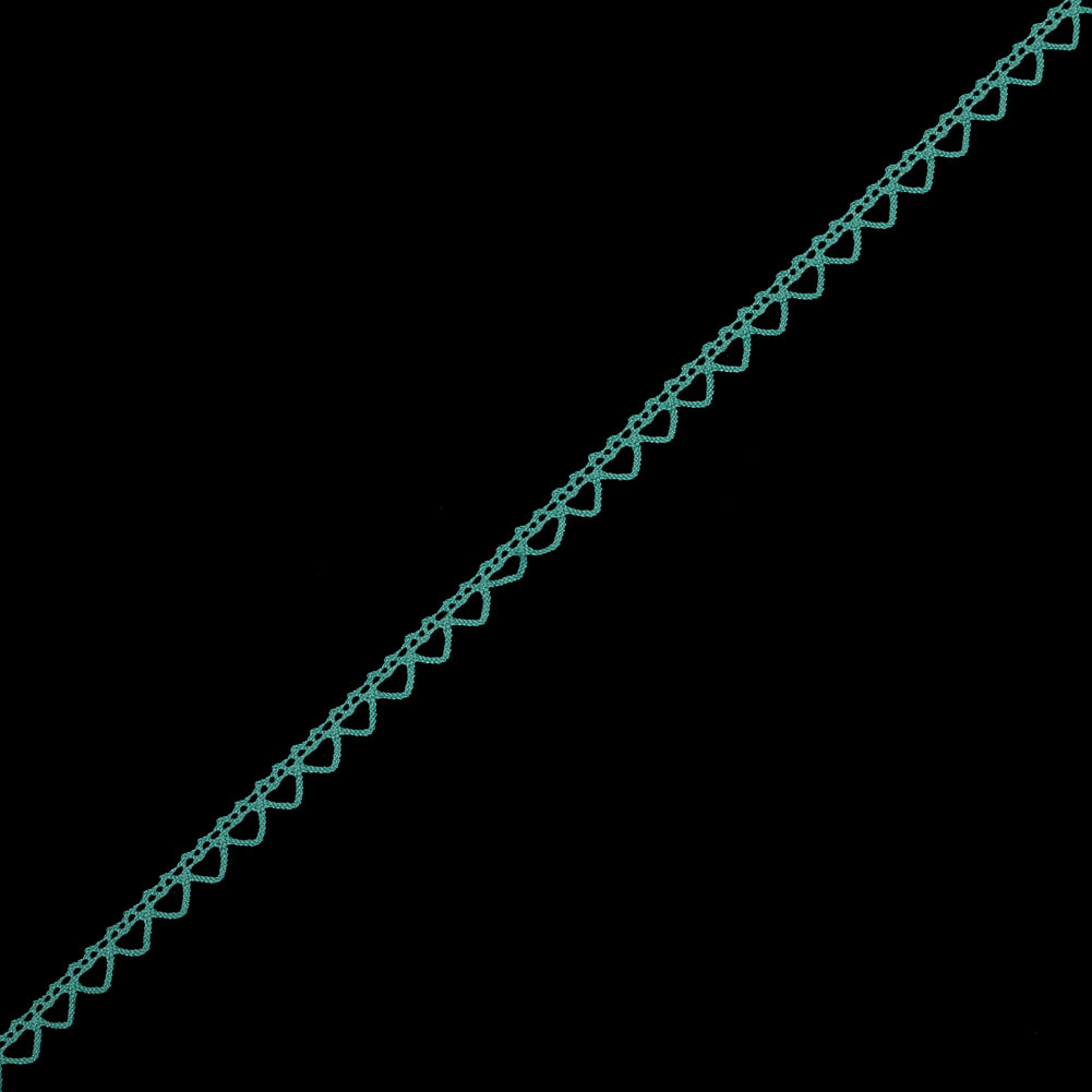 Seafoam European Cotton Crochet Trim - 0.375