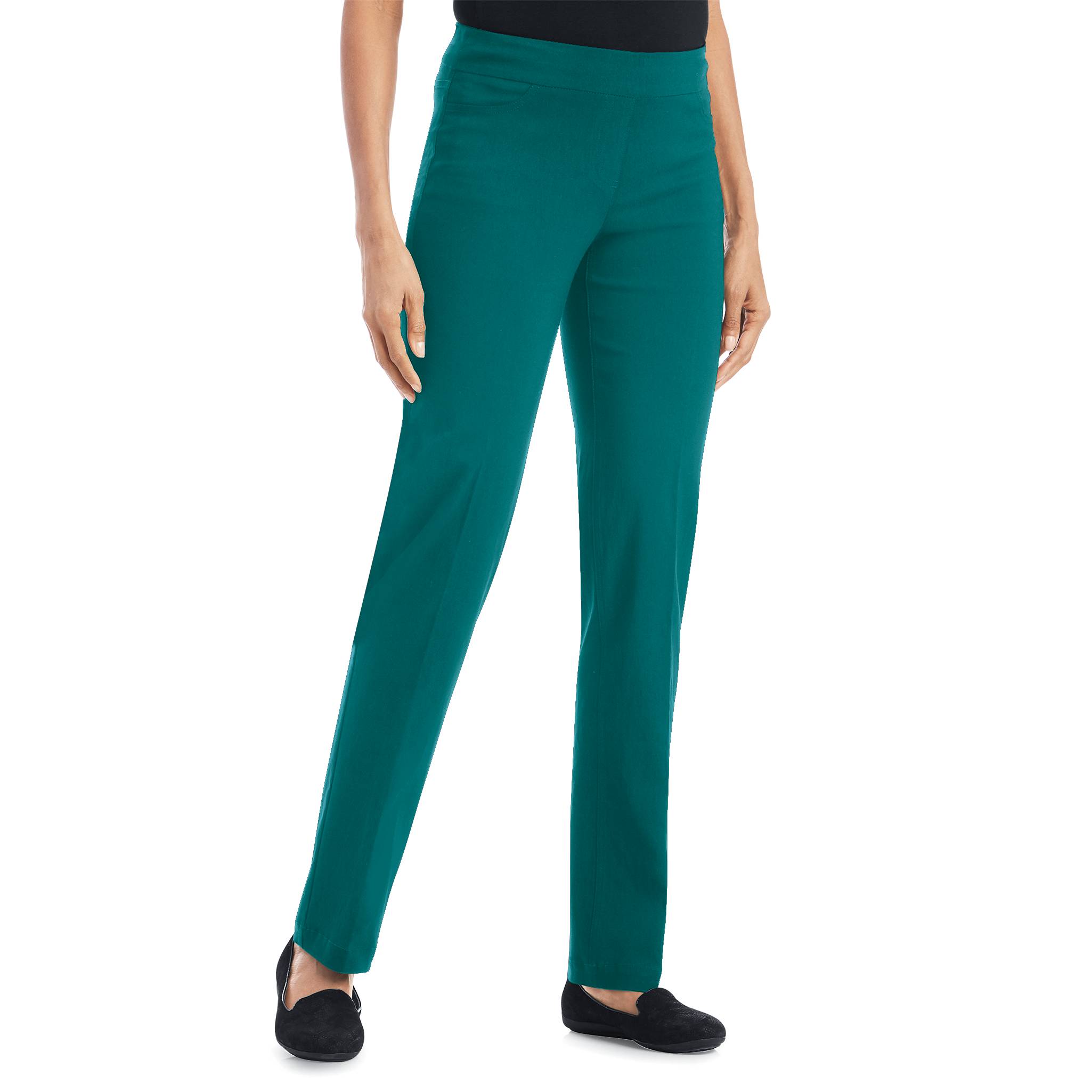 Slim-Sation Tapered-Leg Pants, Built-in Tummy-control, Contoured Pull-on Waistband - Northstyle Catalog