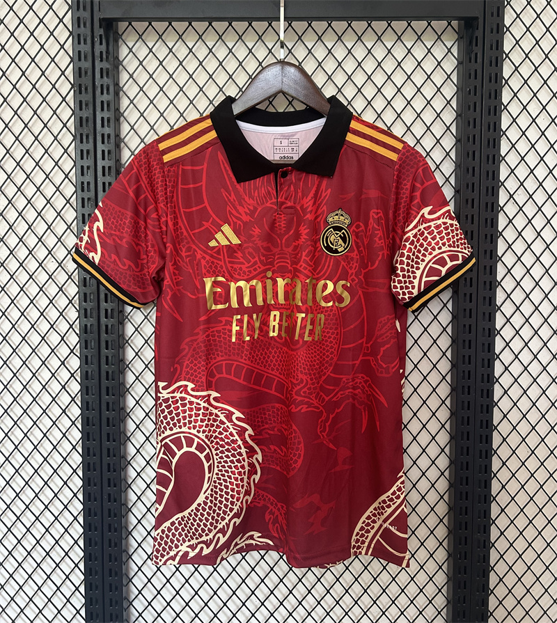 2024/2025 Real Madrid Red Dragon Special Edition Jersey Green 1:1 Thai Quality