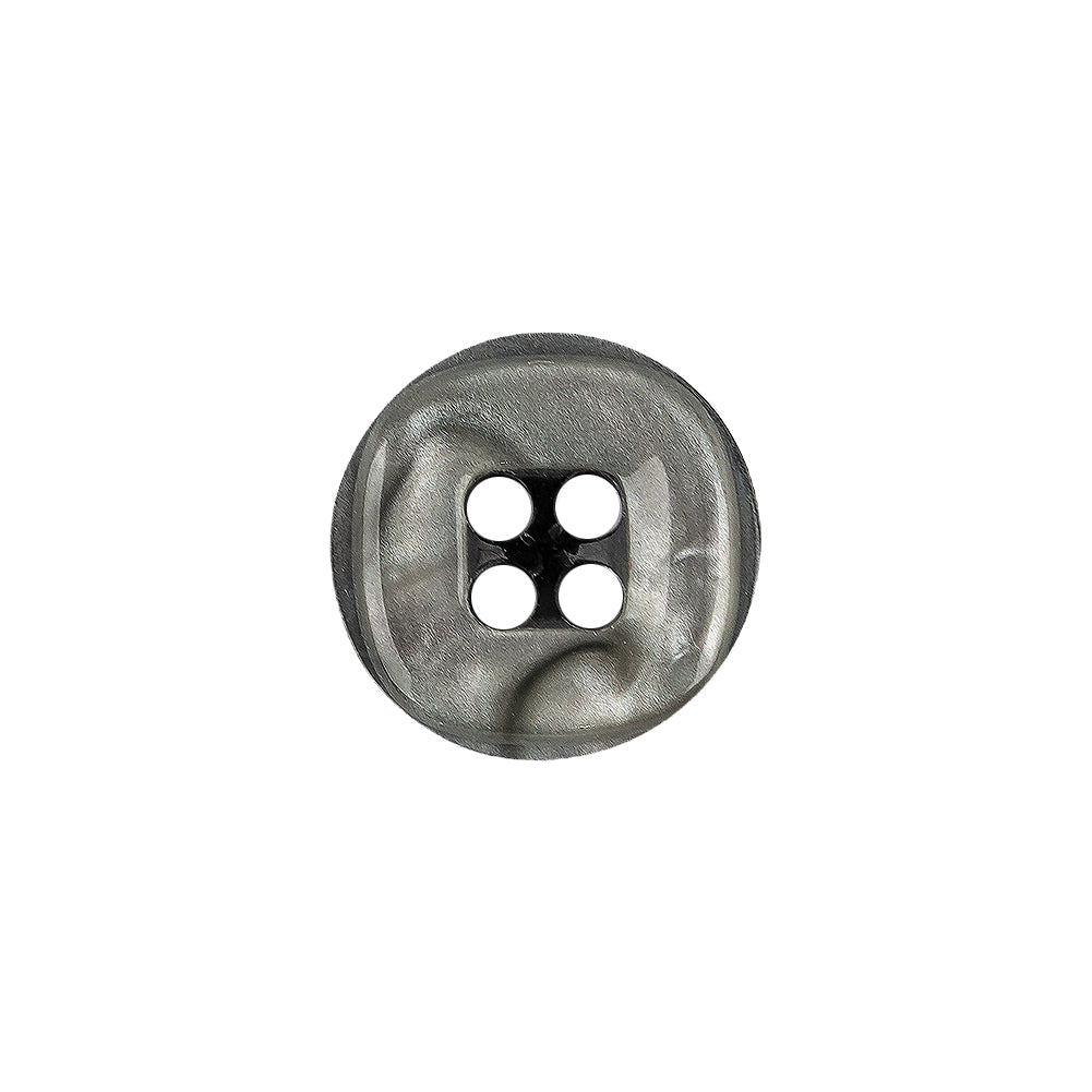 Light Smoke Gray Iridescent 3D Square Circular 4-Hole Button - 24L/15mm - Joann Fabrics