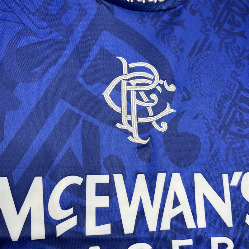 1995/1996 Retro Rangers Home Football Shirt 1:1 Thai Quality