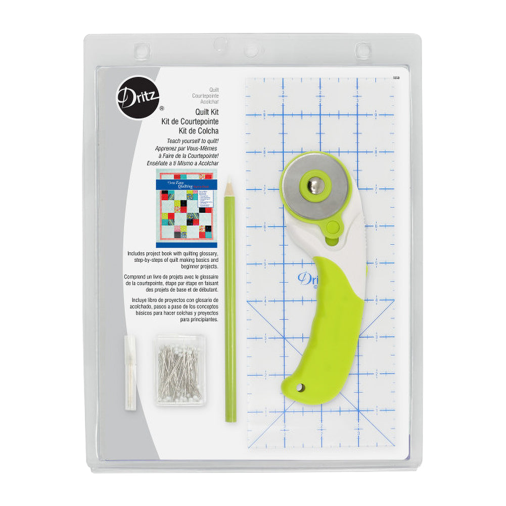 Dritz Easy Quilting Kit - Includes Project Book and Quilting Essentials for Beginners - Joann Fabrics