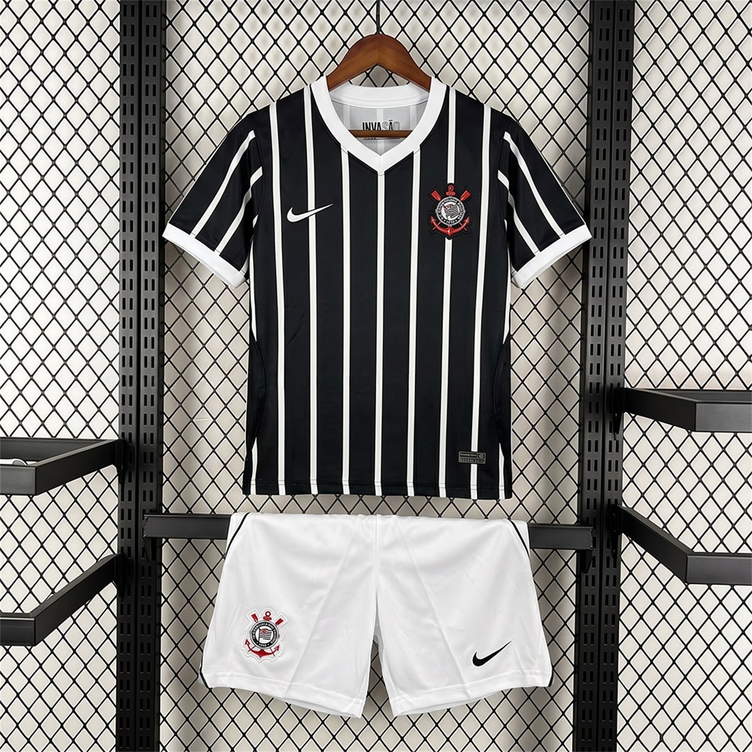 Corinthians 26-27 Away Kids Kit - UnitedFutballJersey