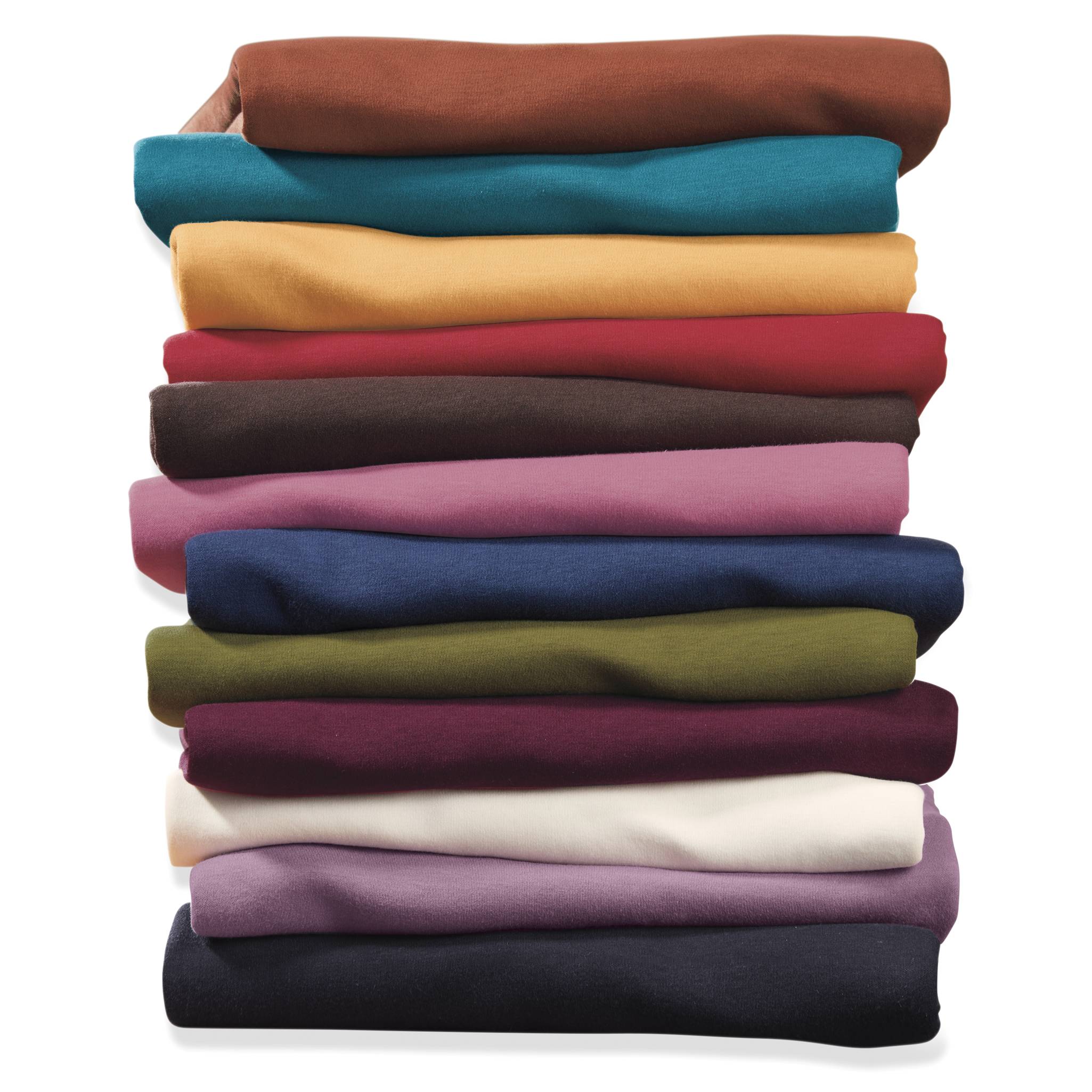 Supima Cotton Crossover Shawl-Collar Top, Luxuriously Soft - Northstyle Catalog