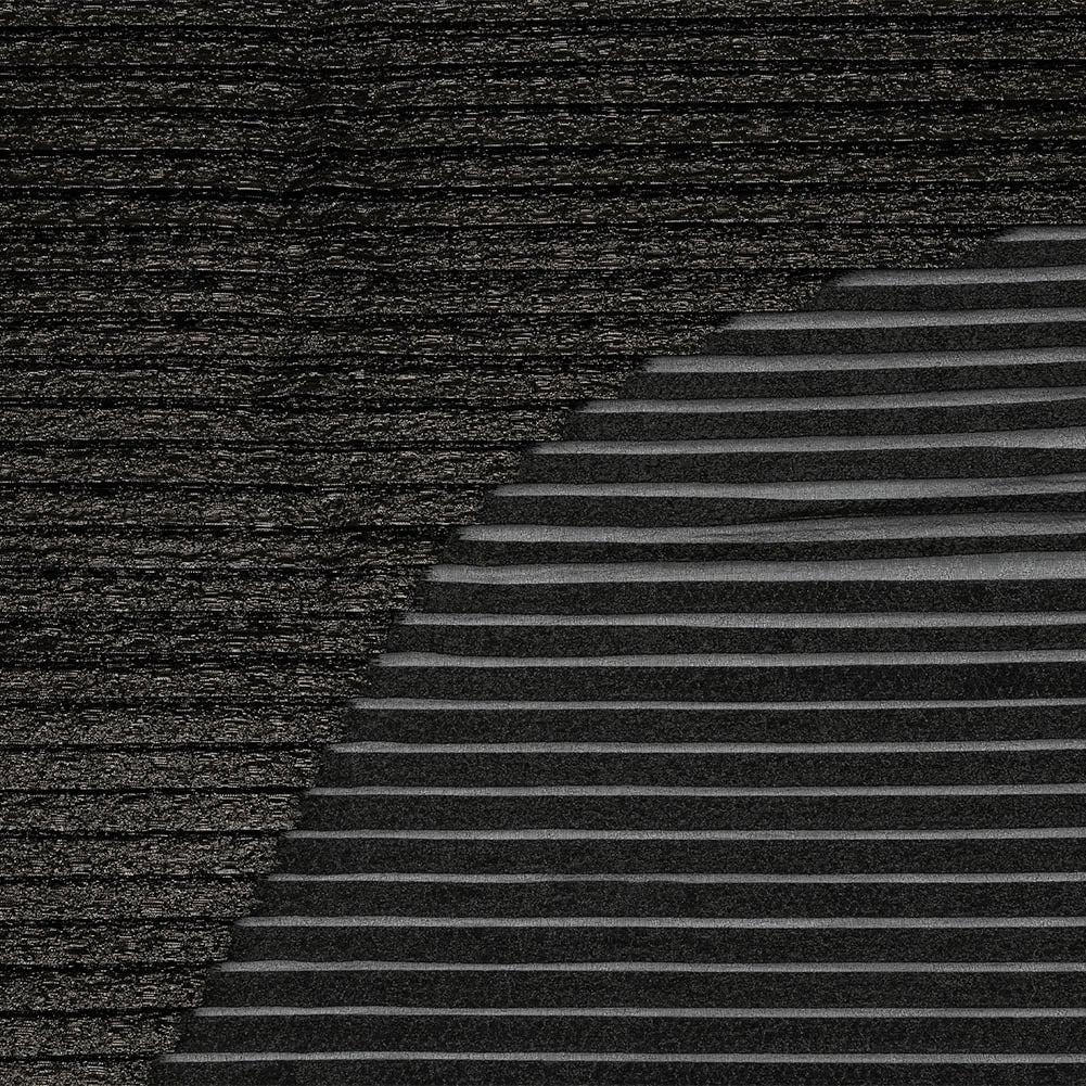 Metallic Black Diagonal Waves Pleated Luxury Burnout Brocade - Joann Fabrics