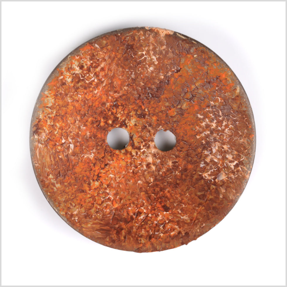 Orange 2-Hole Coconut Button - 64L/40.5mm - Joann Fabrics