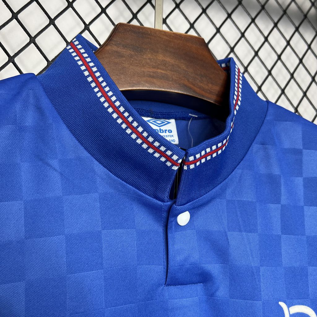 1987/1990 Retro Rangers Home Football Shirt 1:1 Thai Quality