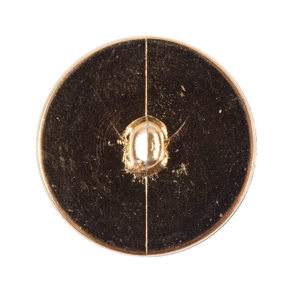 Italian Gold Plated Shank-Back Button - 44L/28mm - Joann Fabrics