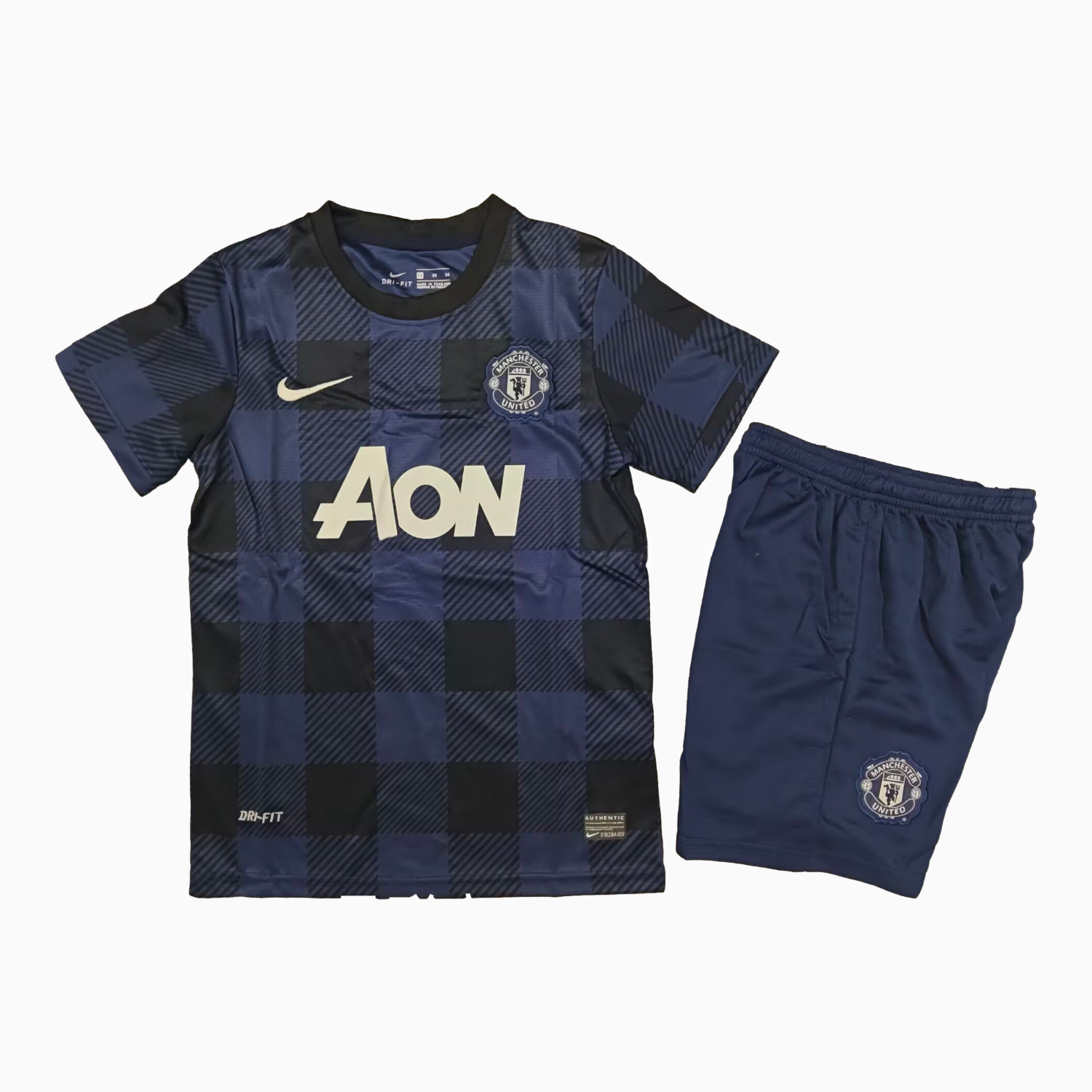 Retro Manchester United 2013-14 Away Kids Kit - UnitedFutballJersey