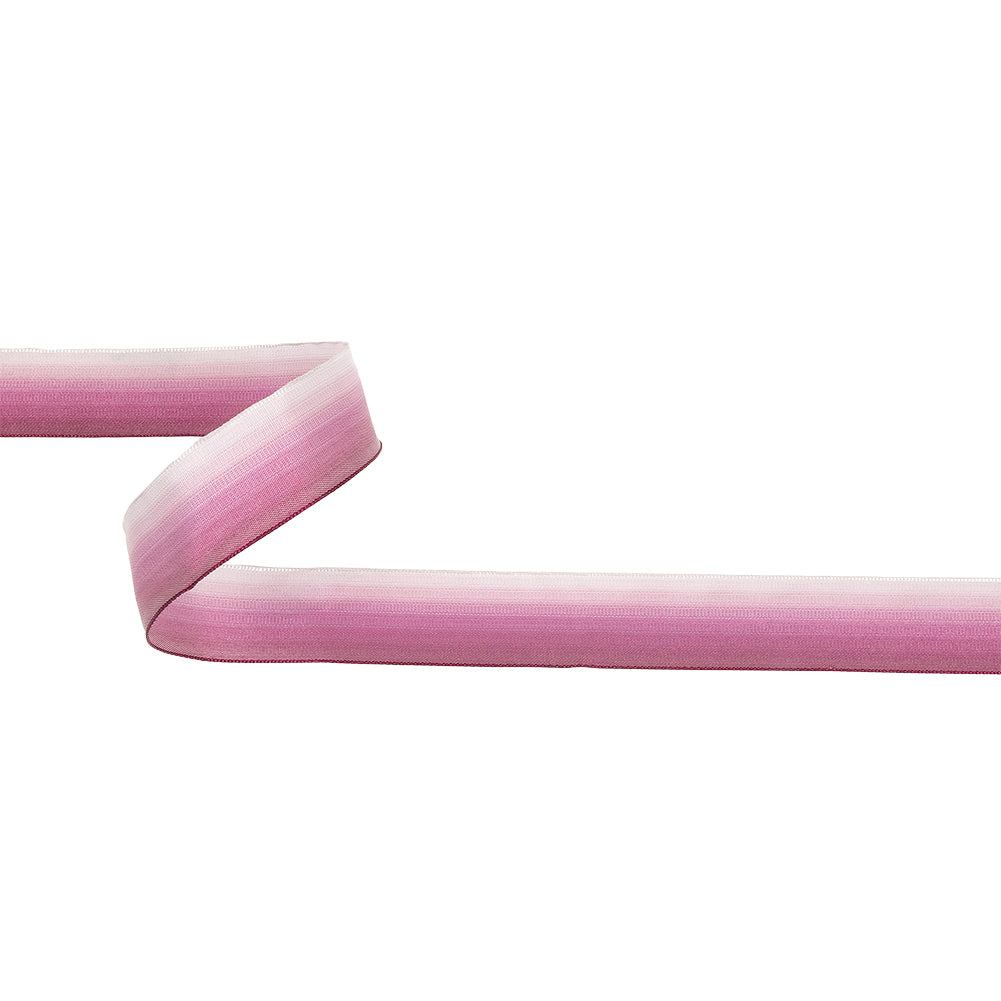 Purple and Pink Ombre Wire Edged Ribbon - 0.875