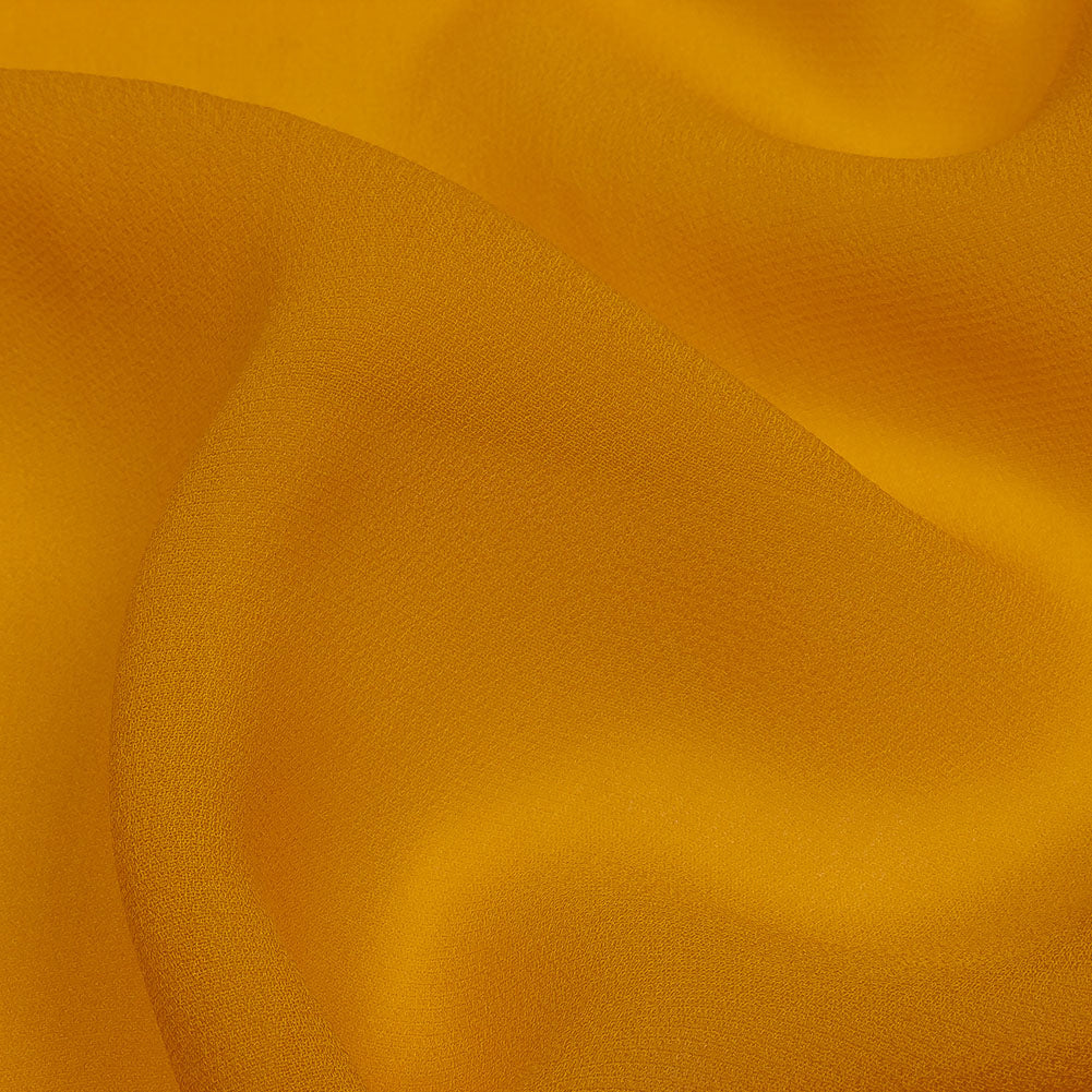 Famous Australian Designer Golden Yellow Viscose Georgette - Joann Fabrics