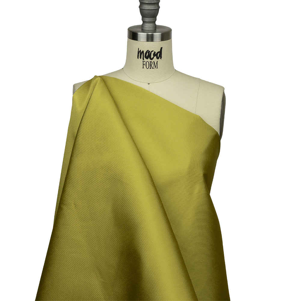Olwyn Metallic Black and Yellow Double Faced Luxury Mikado - Joann Fabrics