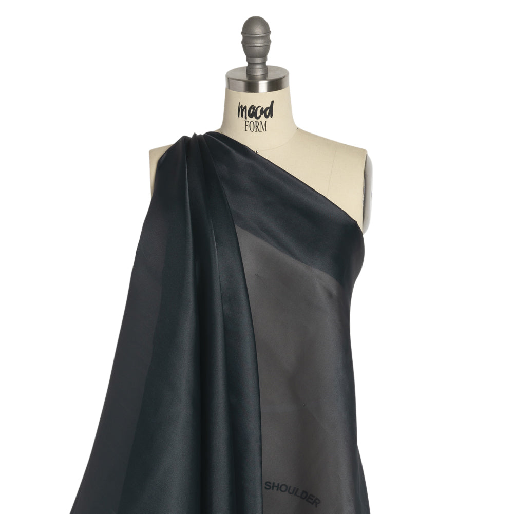 Satin-Faced Polyester Organza - Charcoal Gray - Ardea Collection by Mood - Joann Fabrics