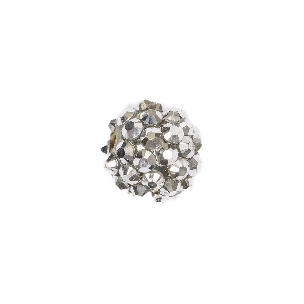 Silver AB Rhinestone and Resin Faceted 14mm Beads - 10pc - Joann Fabrics