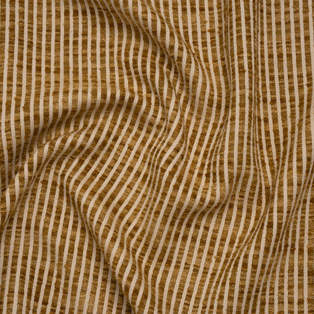 Polyester Boucle Woven - Honey Stripes - British Imported - Joann Fabrics