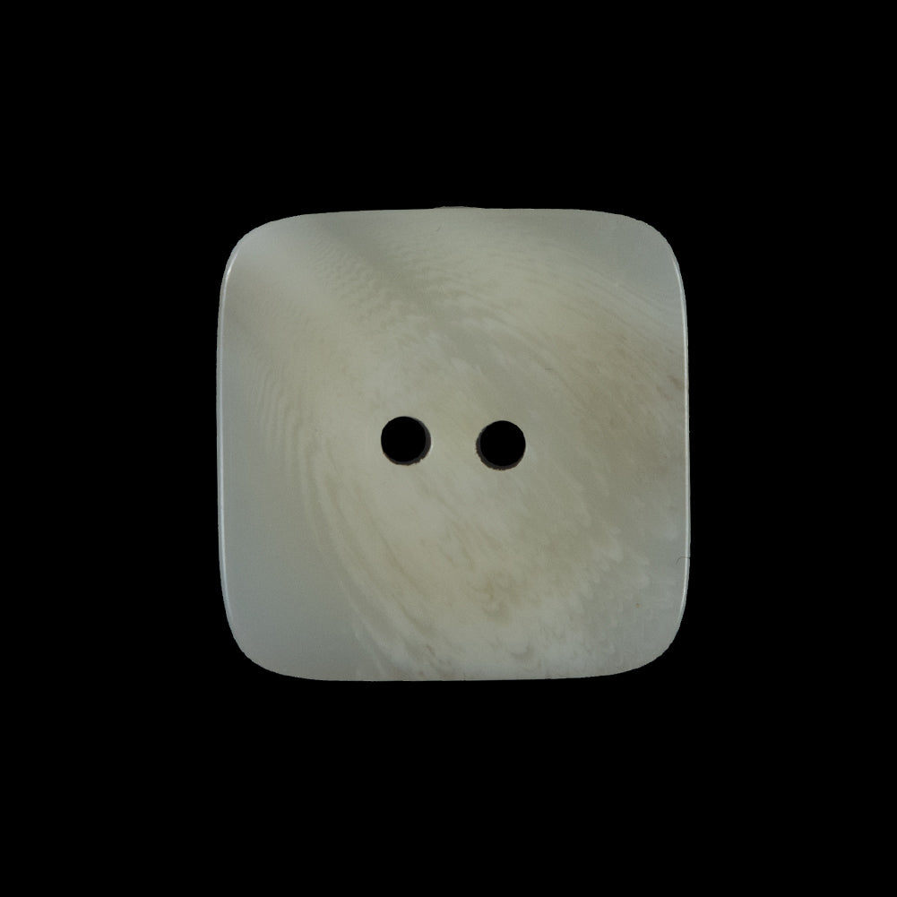 White Square Two-Hole Plastic Button - 36L/23mm - Joann Fabrics