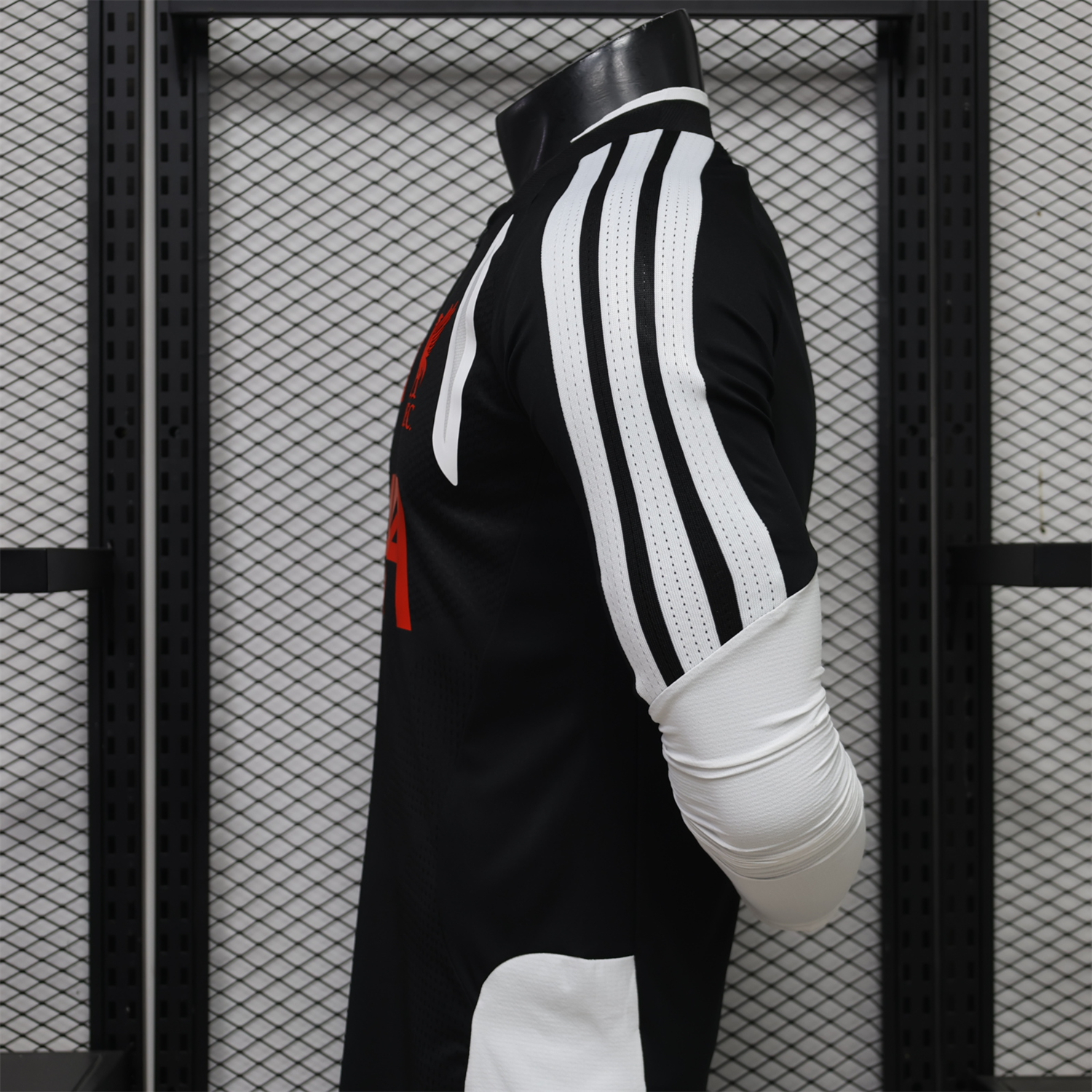Liver.pool 26-27 Black White Long Sleeves Training Jersey - Player Version - UnitedFutballJersey