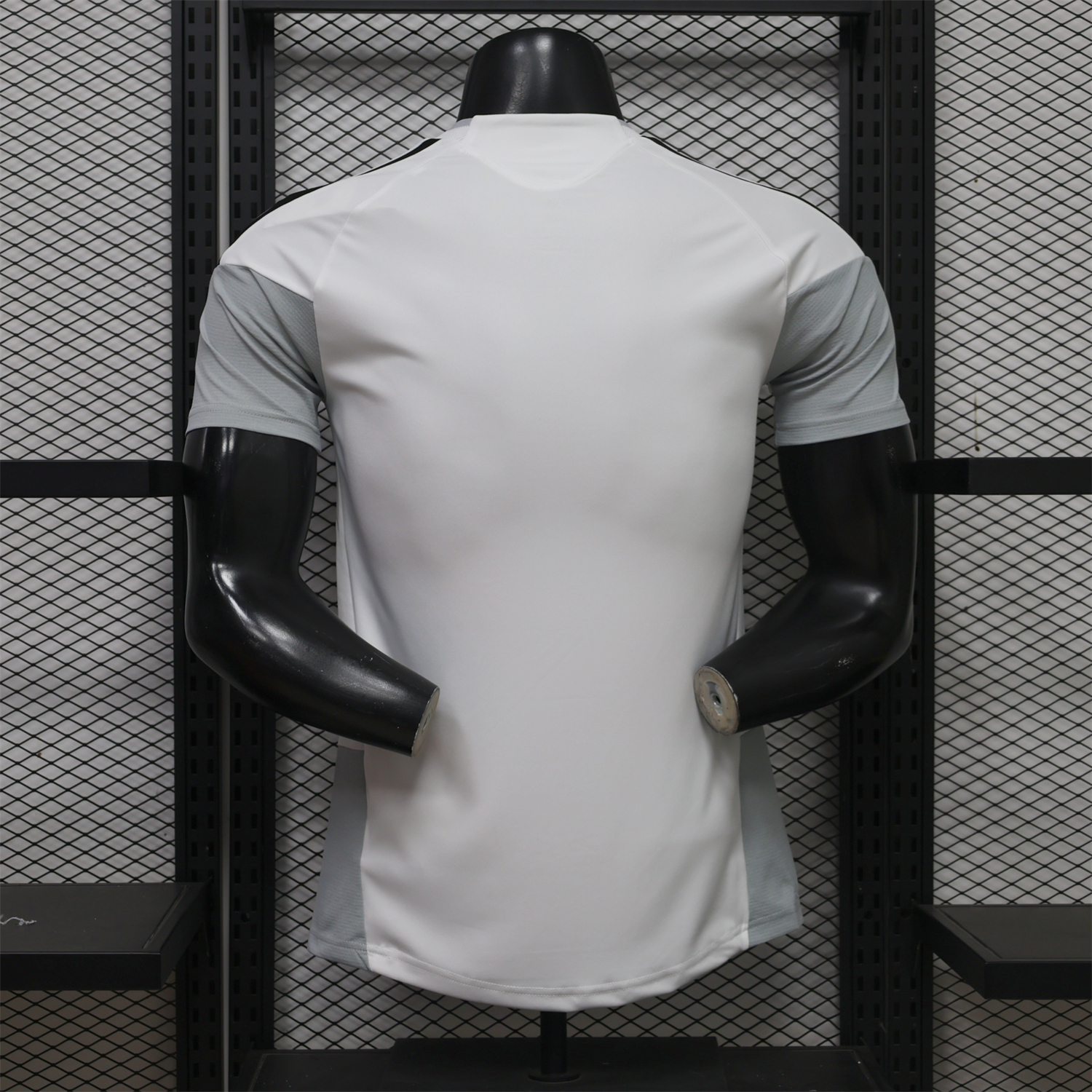 Real Madrid 26-27 White Black Training Jersey - Player Version - UnitedFutballJersey